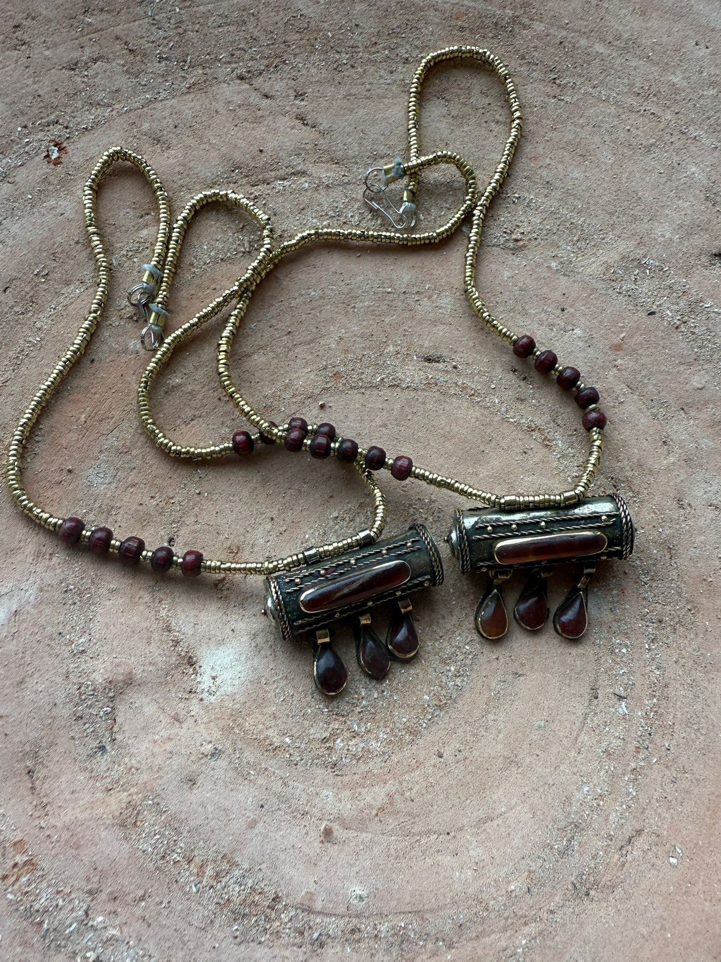 Vintage ketting prayer box India