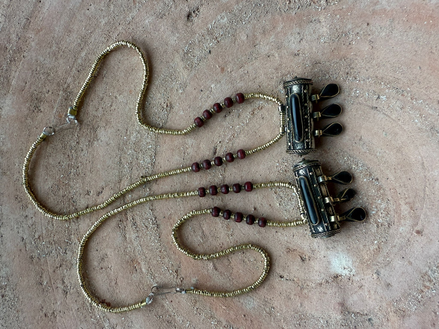 Vintage ketting prayer box India