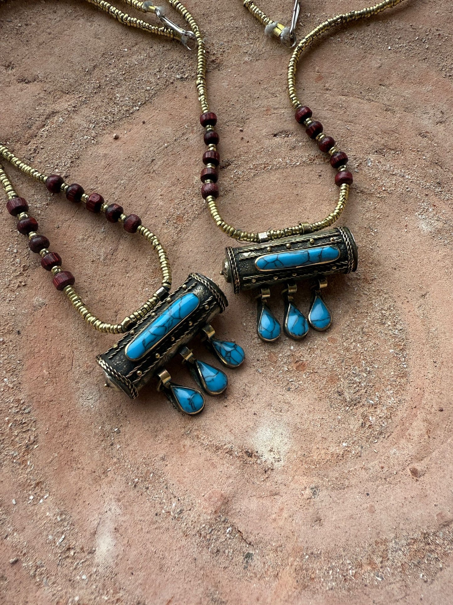 Vintage ketting prayer box India