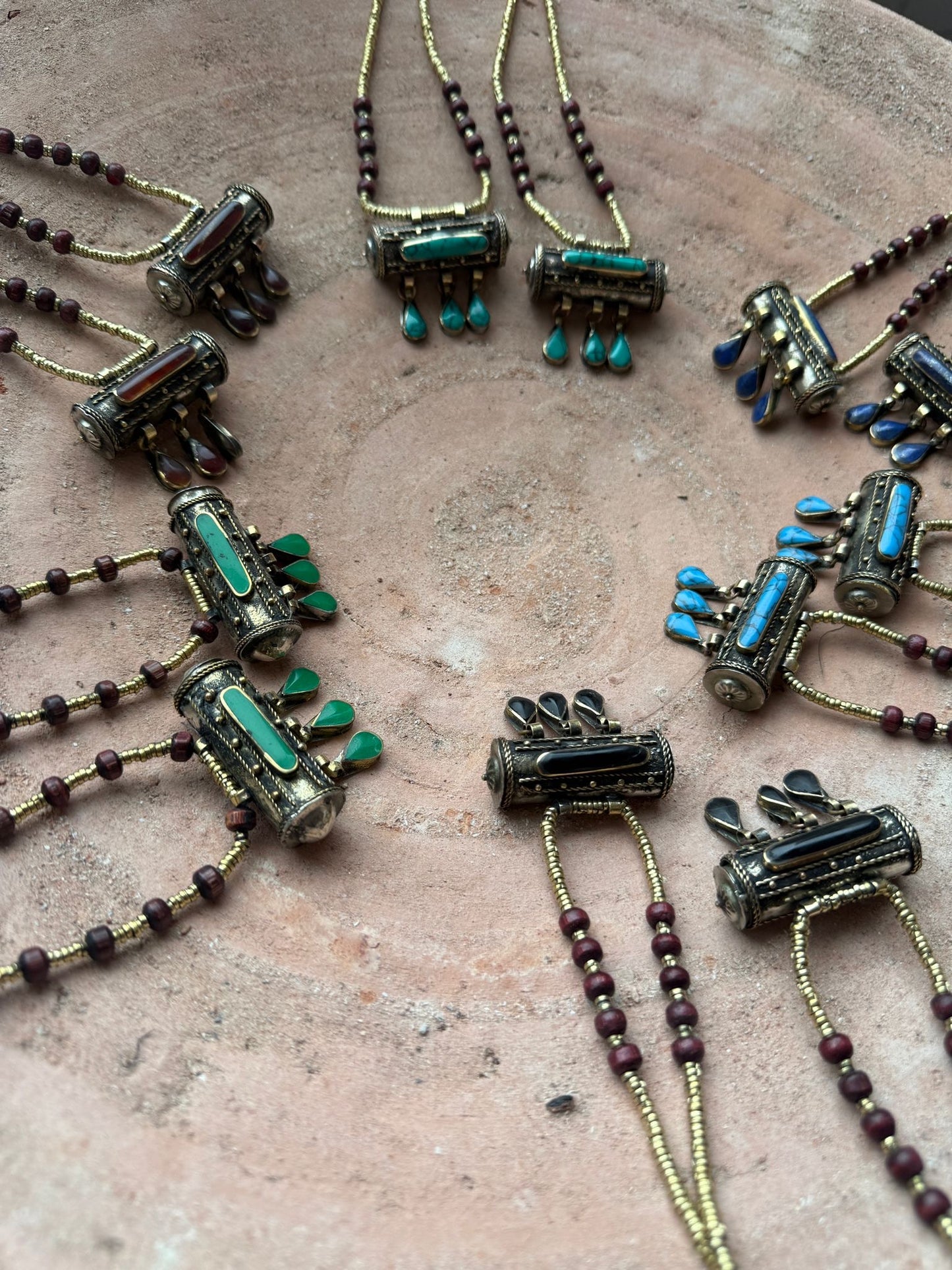 Vintage ketting prayer box India