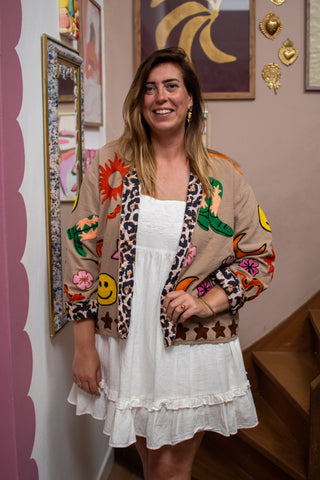 Cotton embroidery jacket Ella jacket