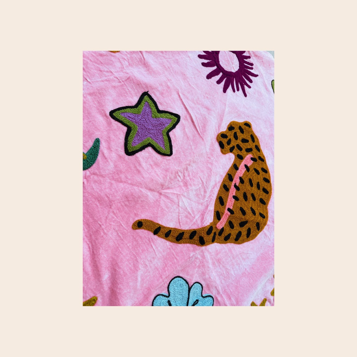 TOUT - Jojo Velvet sjaal Pink