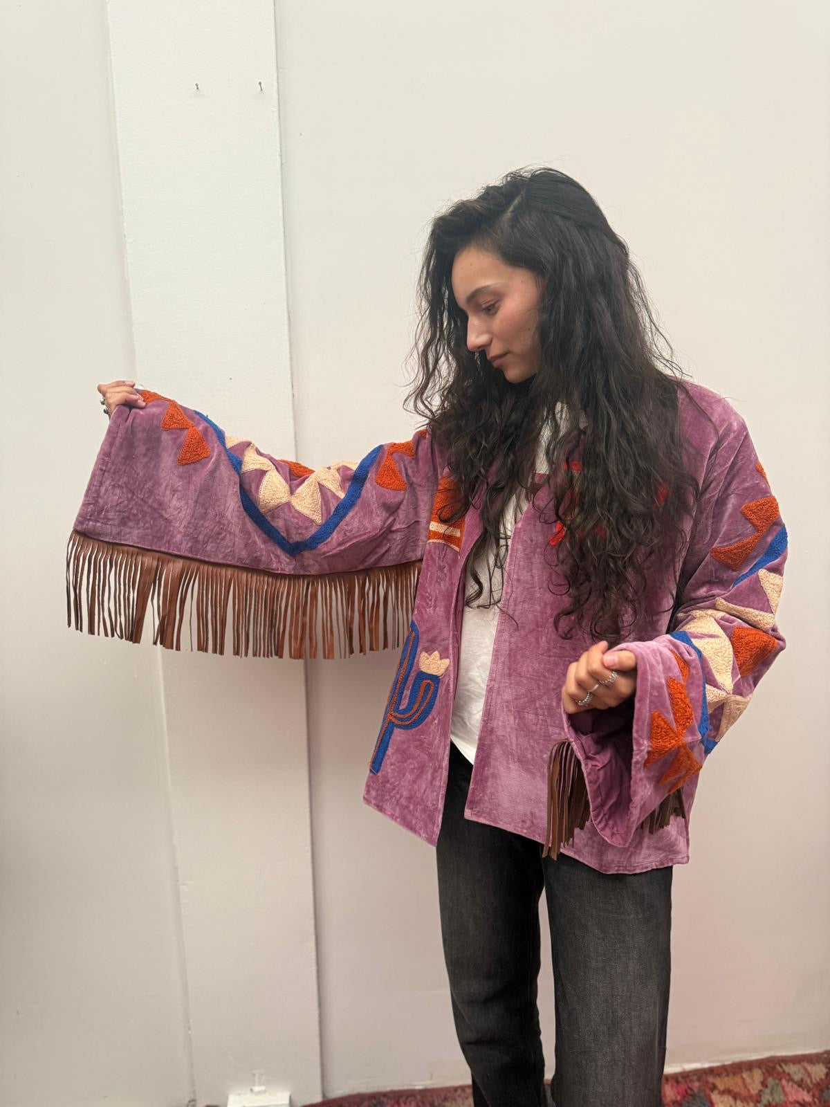 TOUT - Cowboy Jacket Velvet Fringe