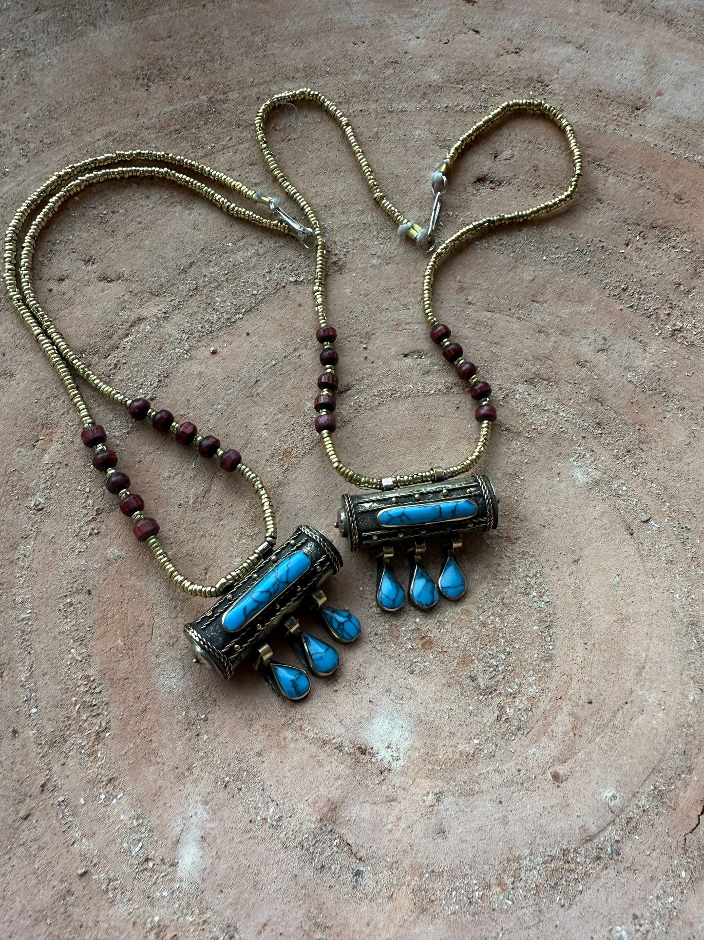 Vintage ketting prayer box India