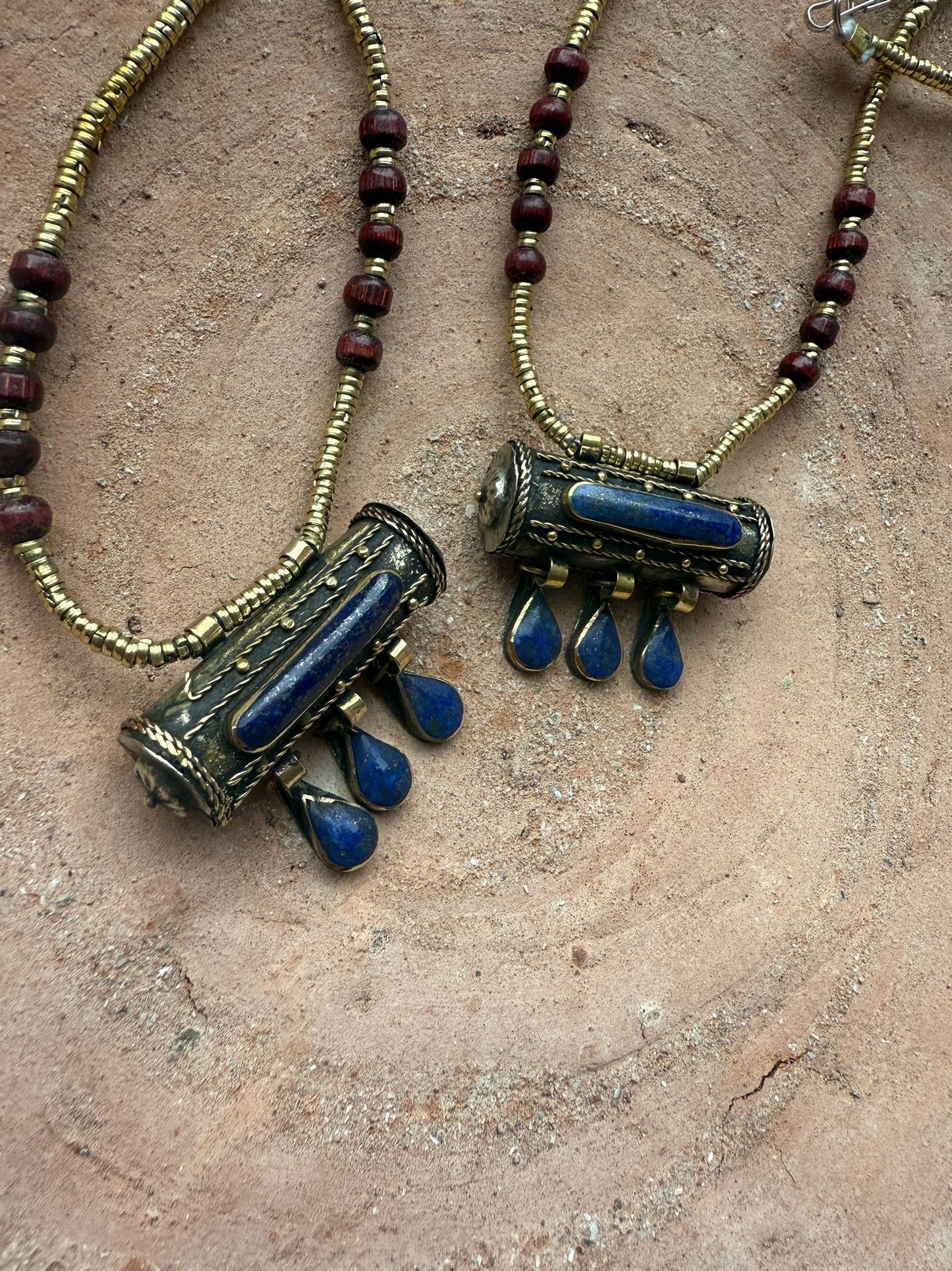 Vintage ketting prayer box India