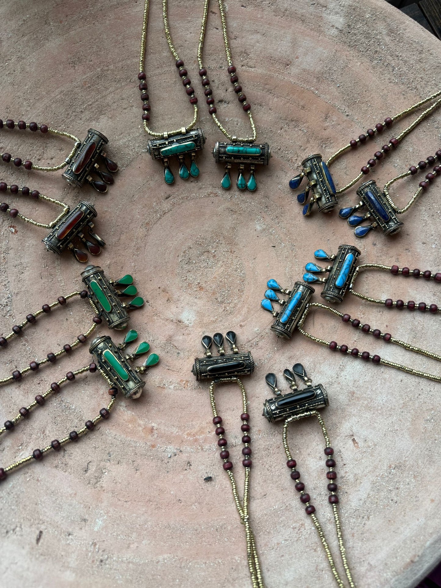 Vintage ketting prayer box India
