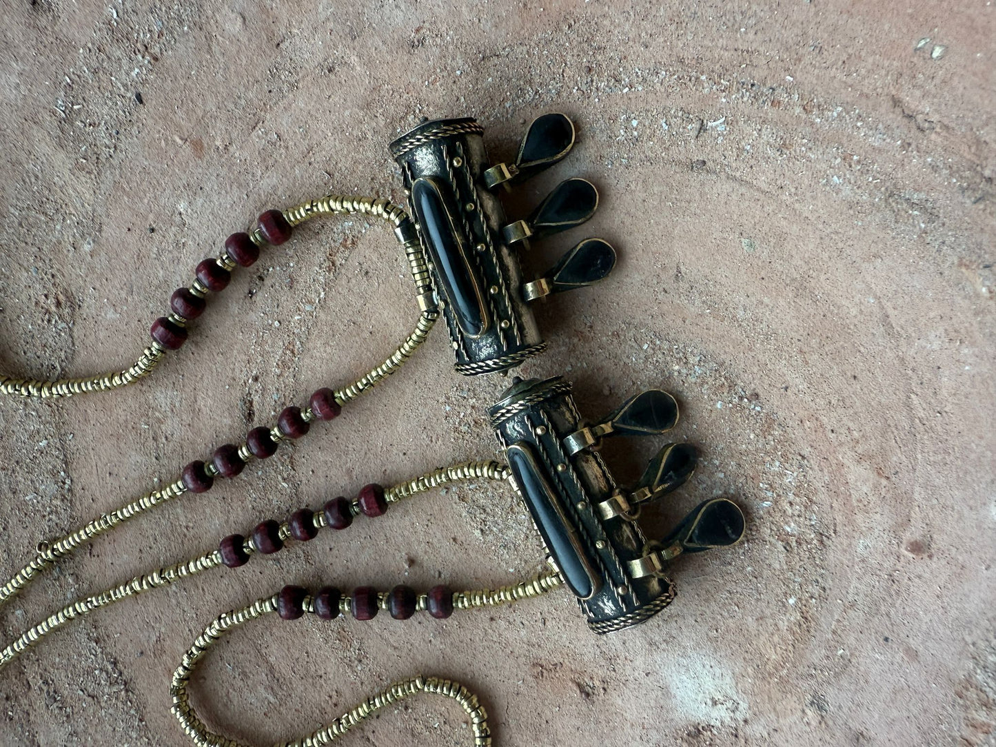 Vintage ketting prayer box India