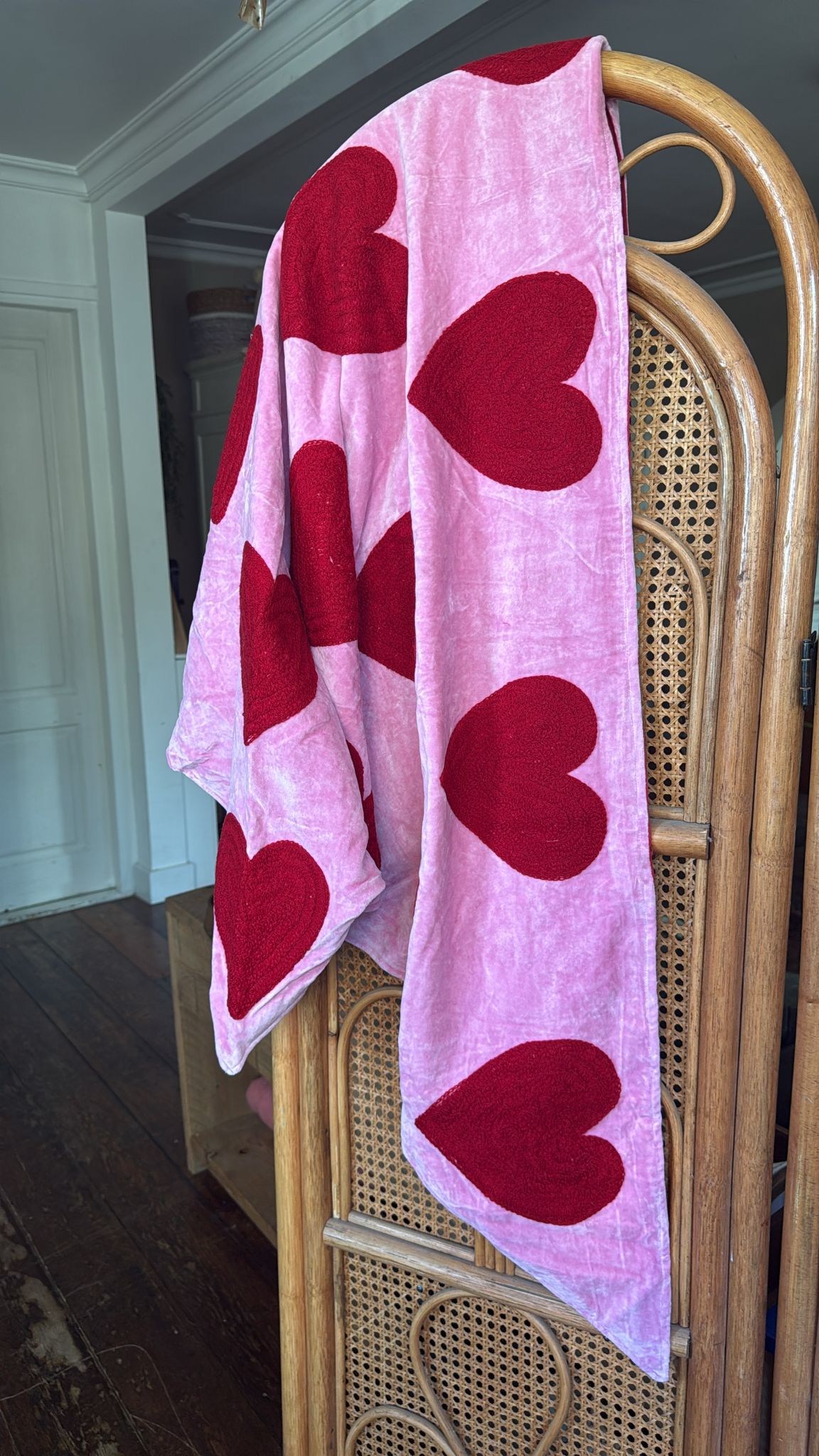 Velvet Tout omslagdoek hearts