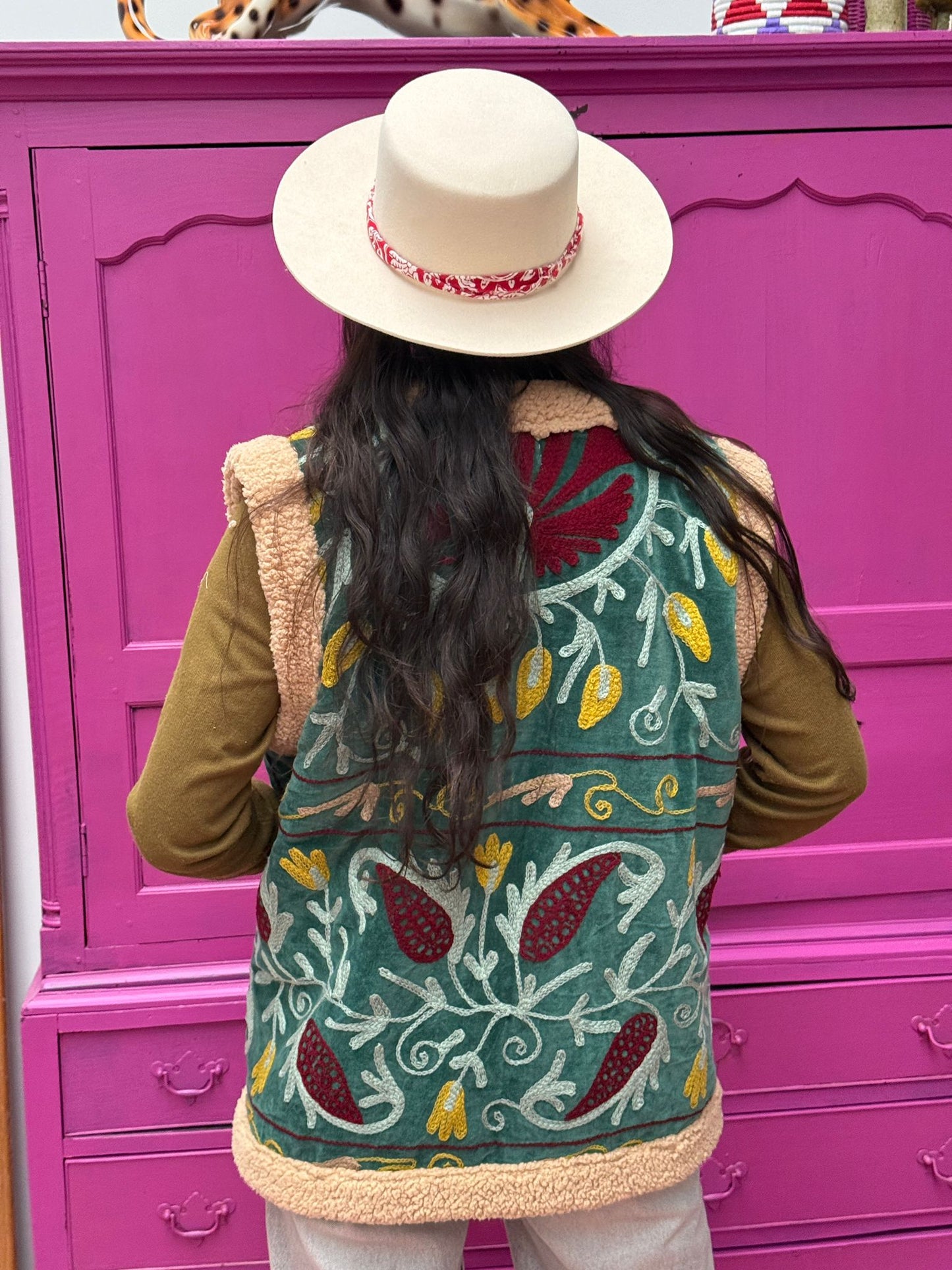 TOUT - Velvet gilet Teddy