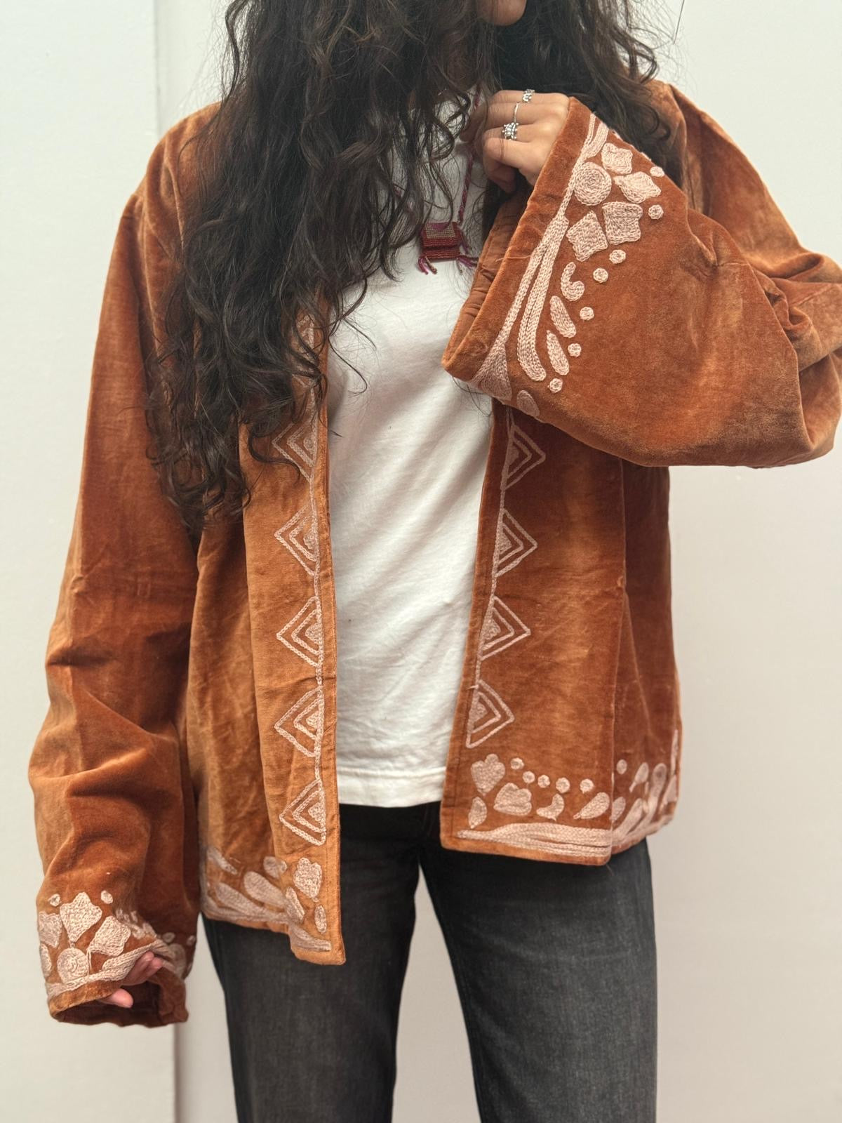 TOUT - Yasmine Jacket Velvet Brown
