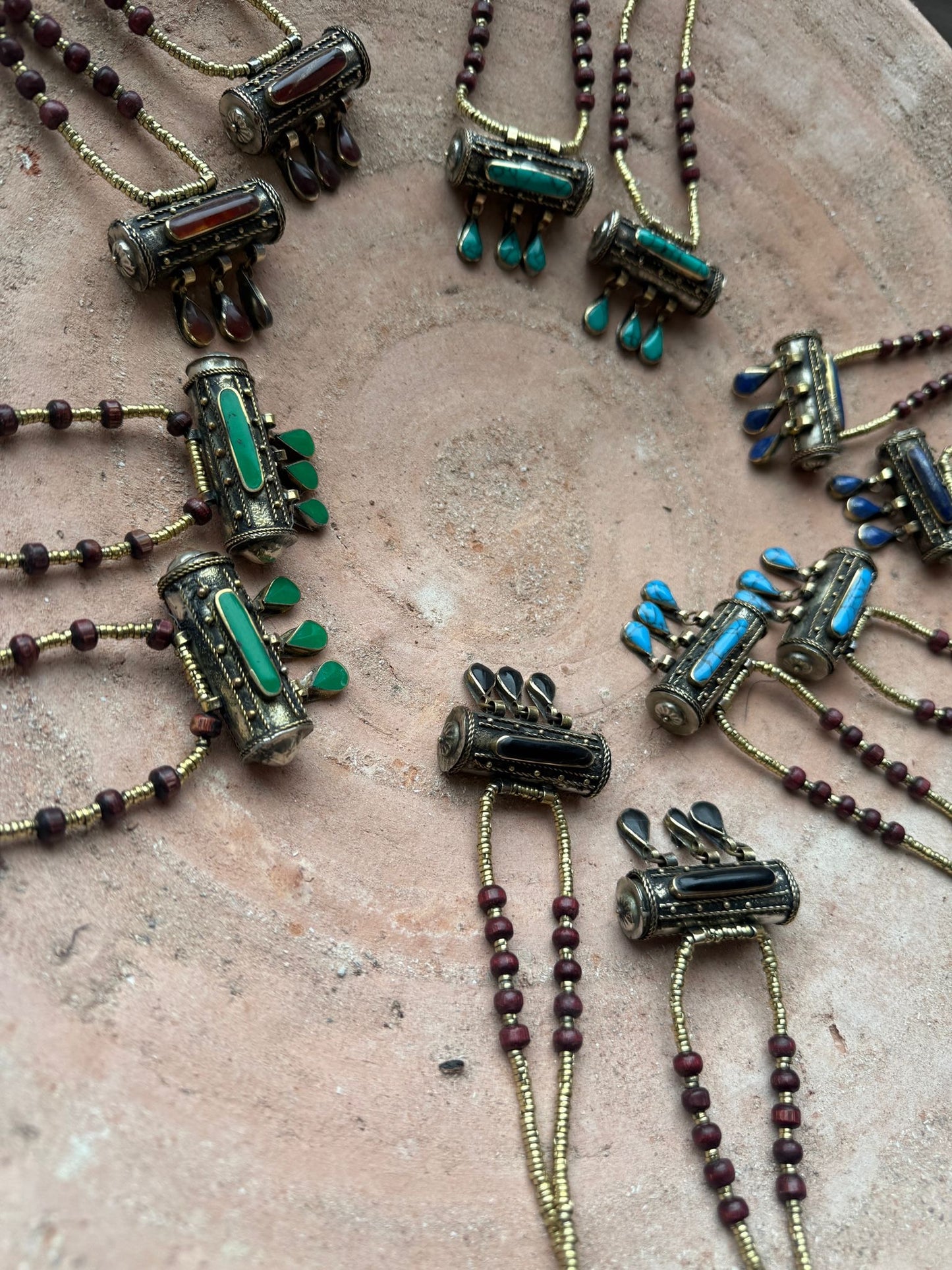 Vintage ketting prayer box India