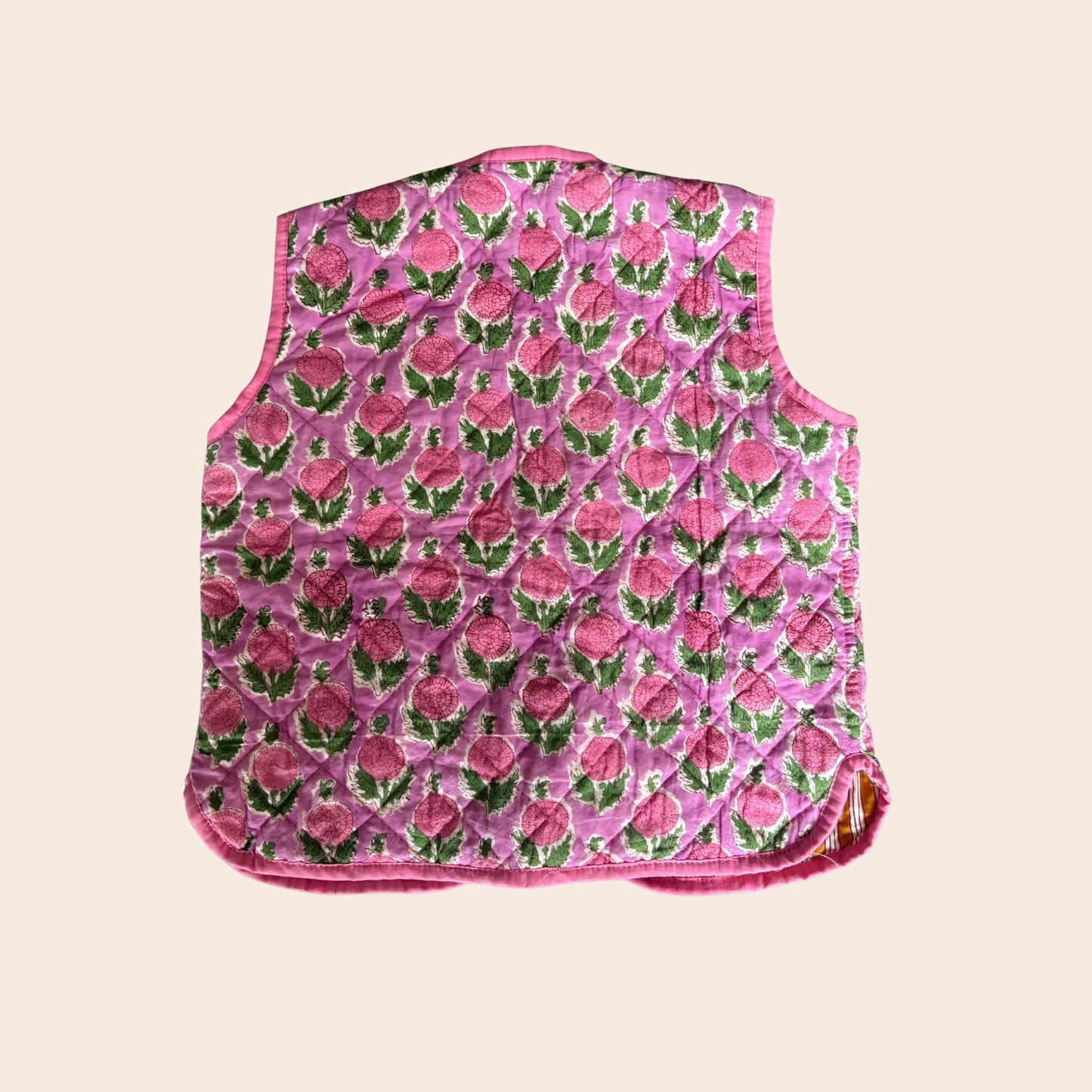 TOUT - Kids Juna Gilet Blockprint