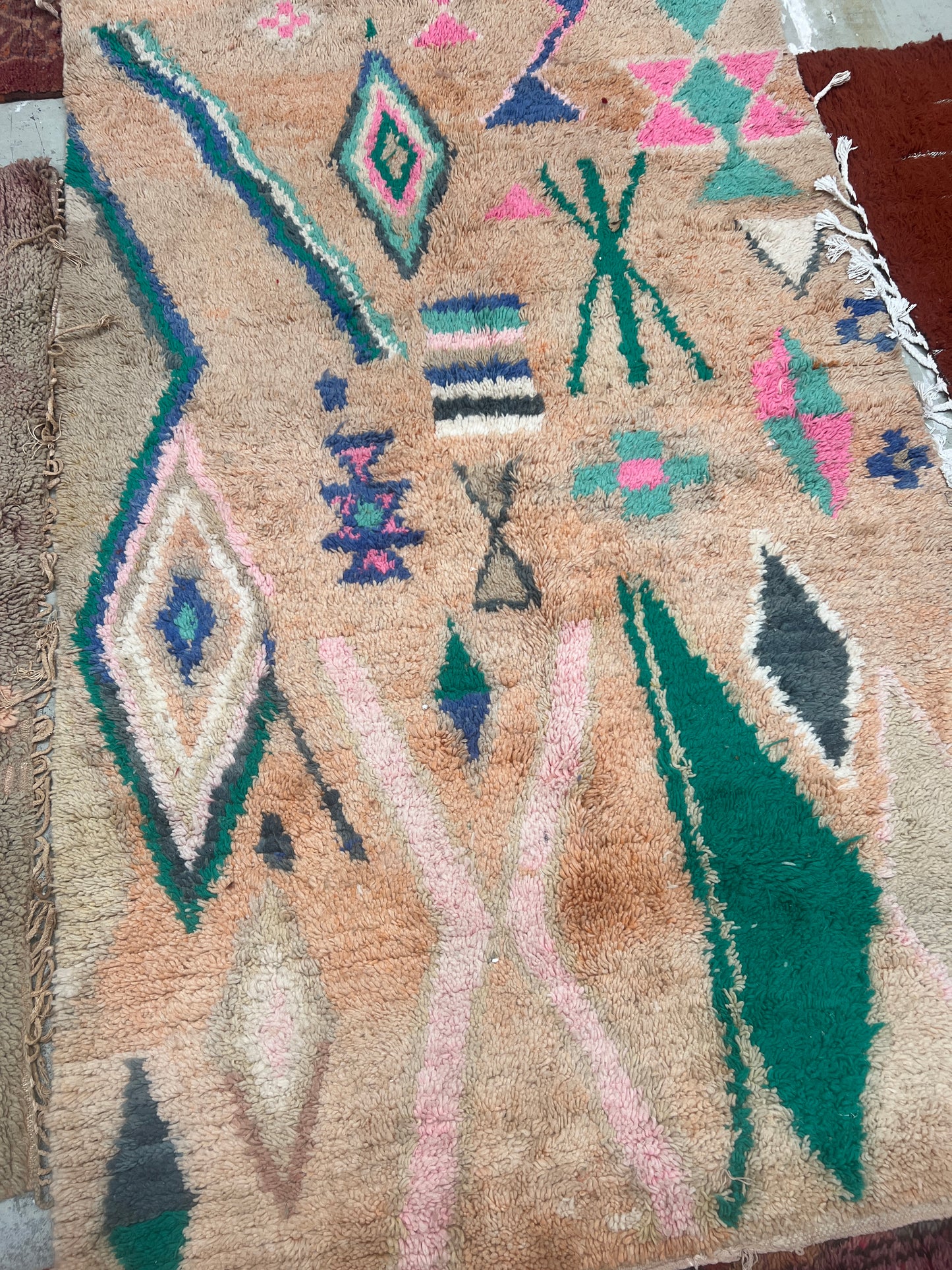 Vintage Boujaad Kleed Turquoise