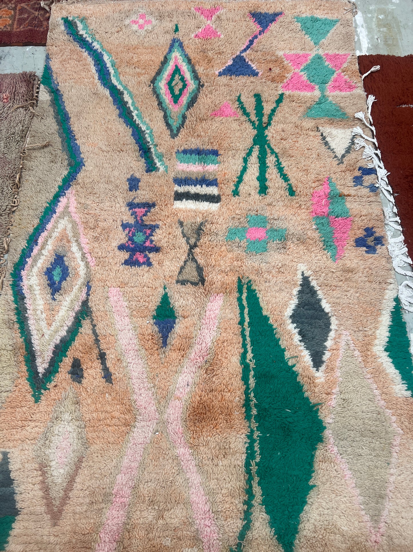 Vintage Boujaad Kleed Turquoise