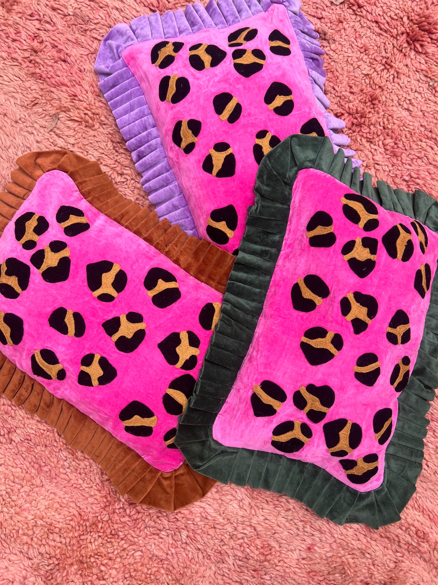 Kussenhoes panter velvet