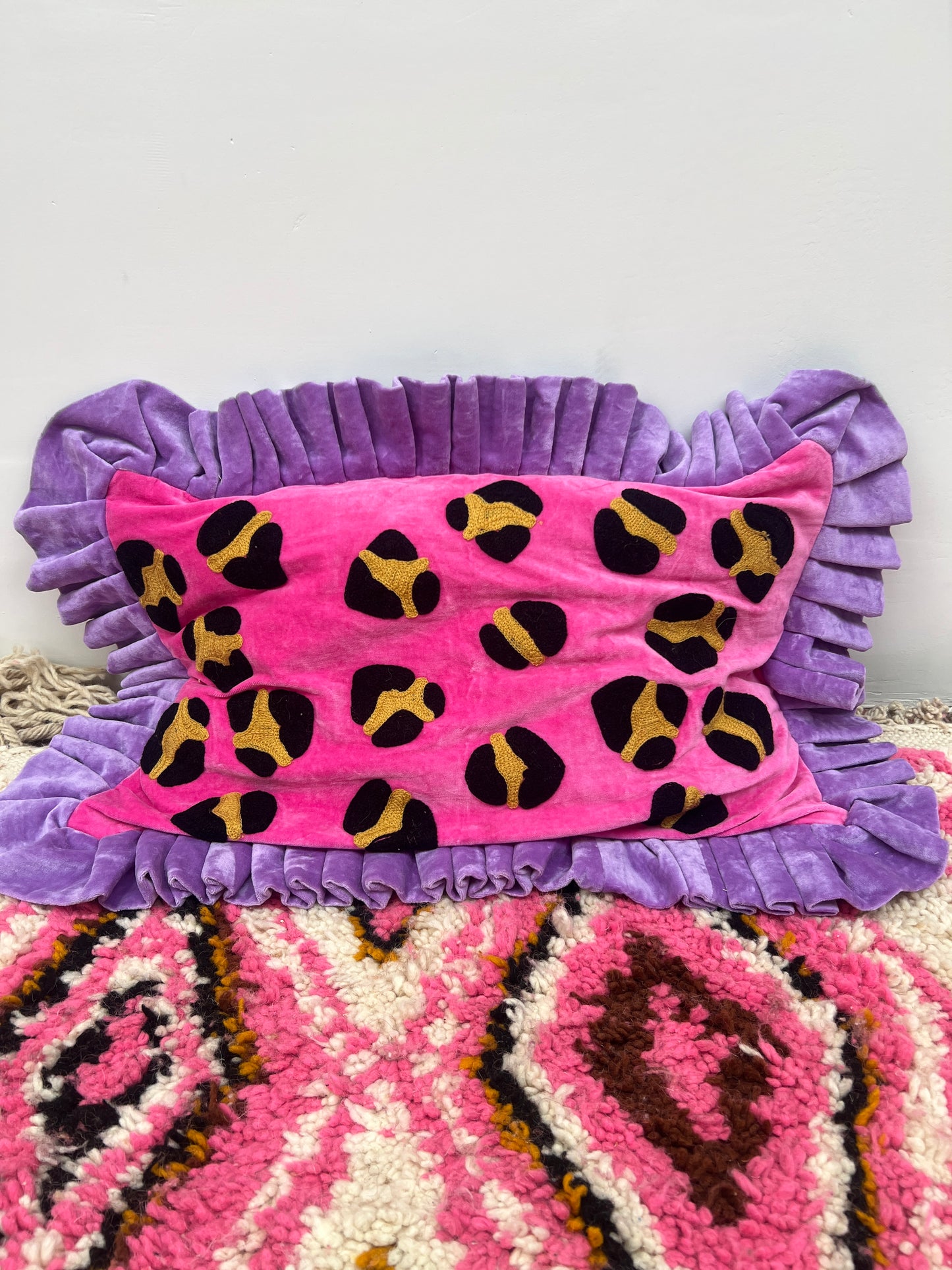 Kussenhoes panter velvet