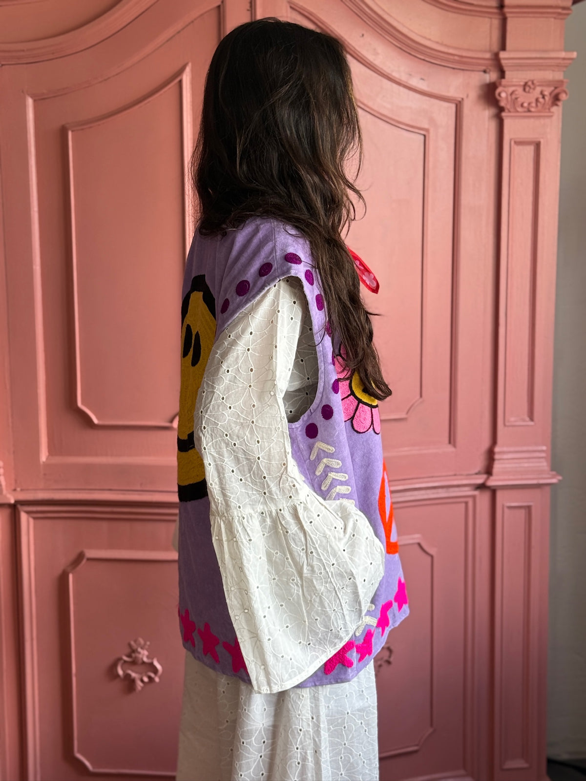 TOUT - Disco Vest Velvet Paars