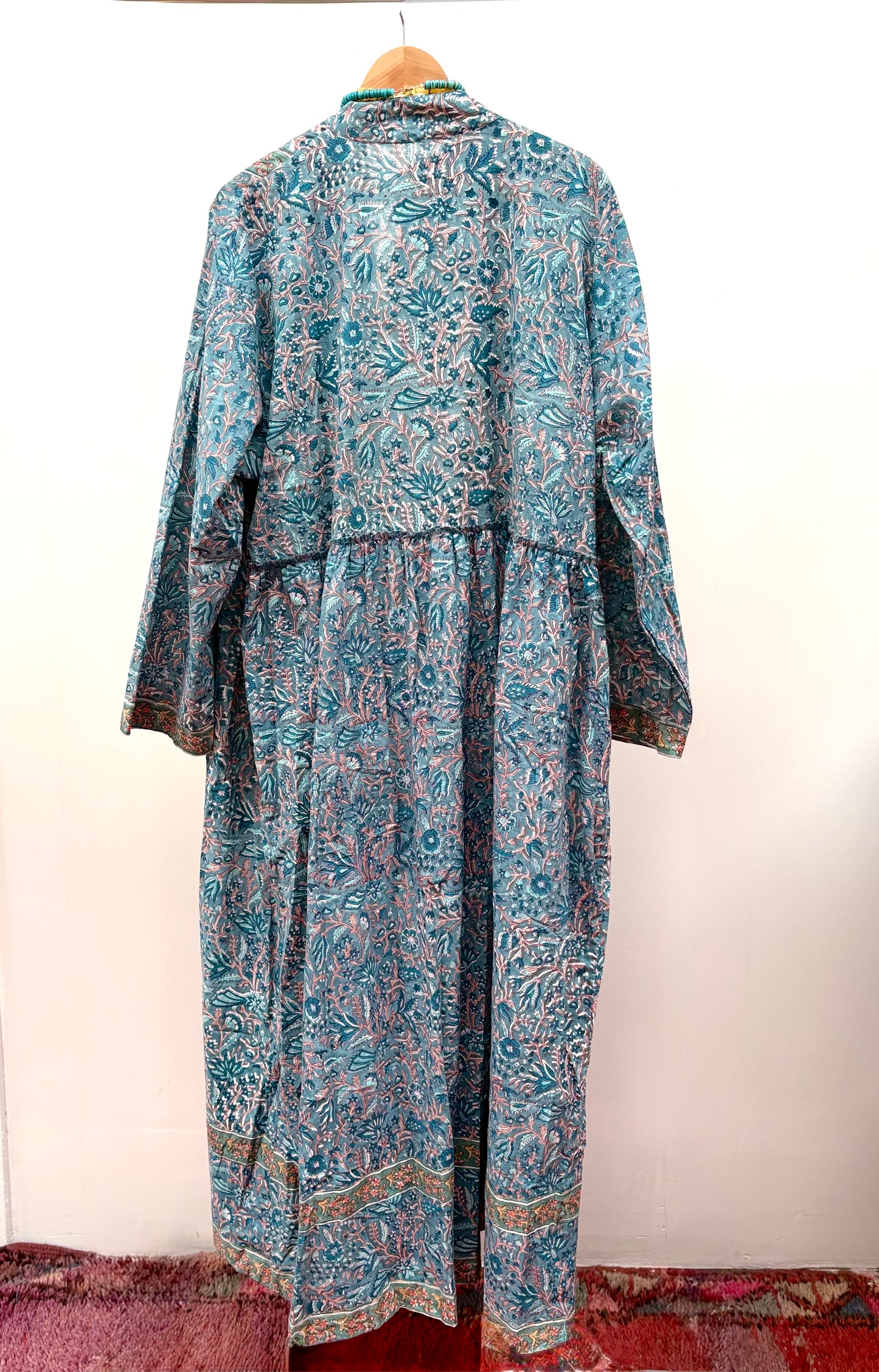 TOUT - Julia Dress Maxi blockprint plus size