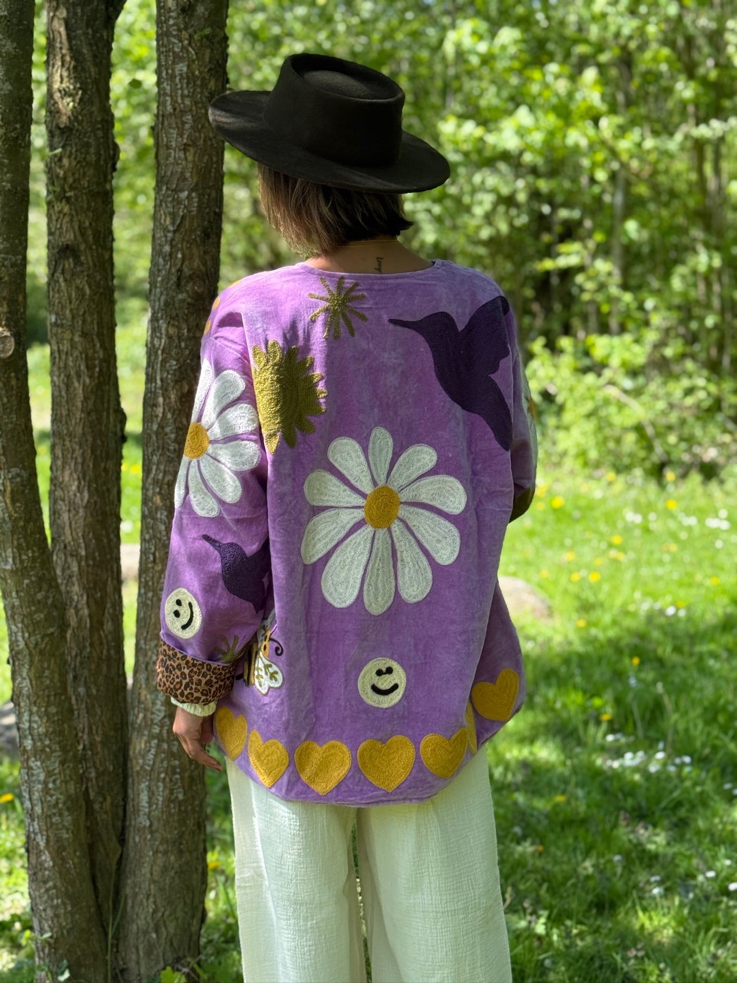 TOUT - Daisy Jacket Velvet Lila
