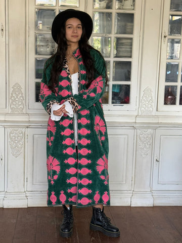 Long velvet Embroidery jasje special edition