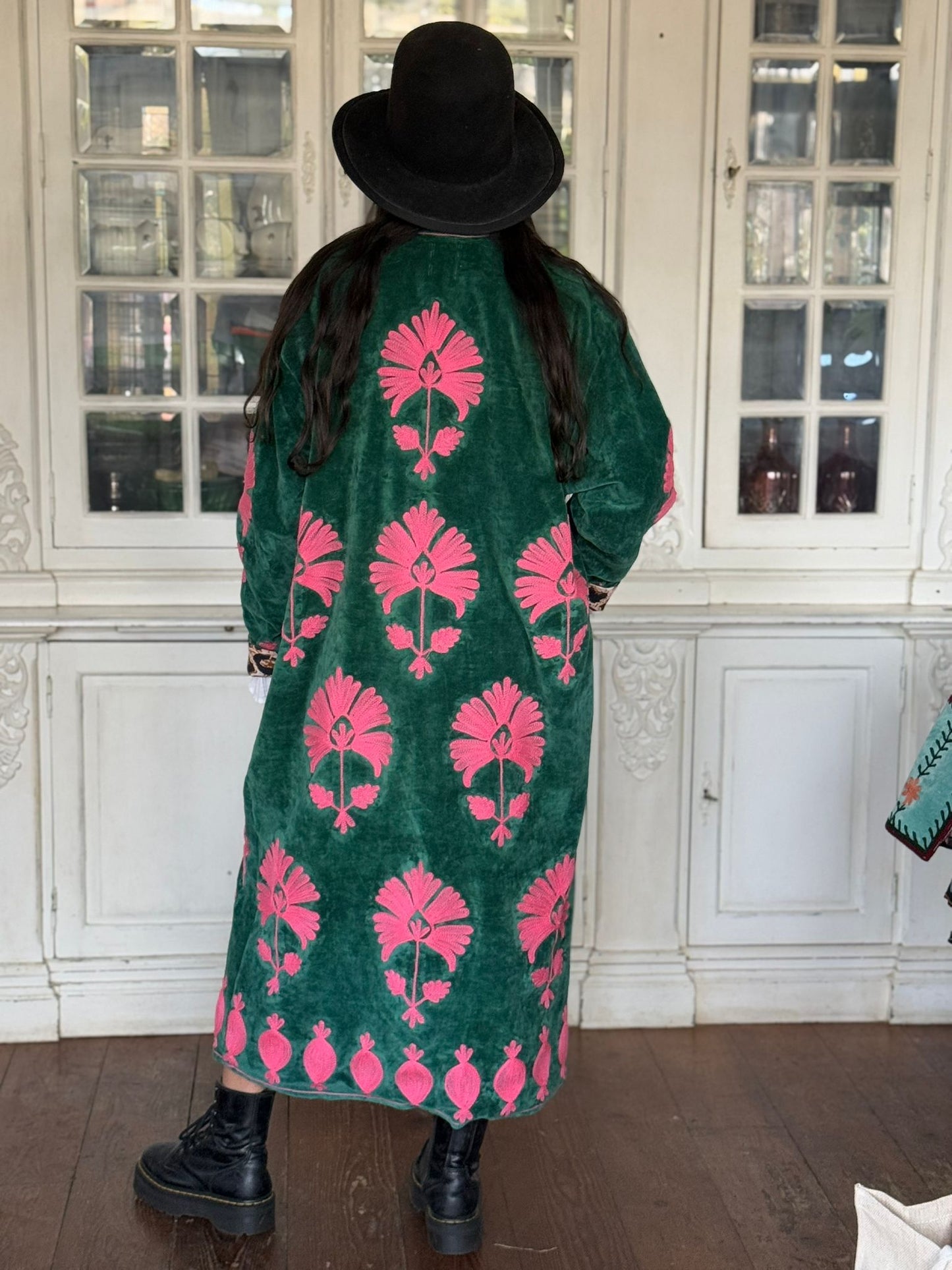 Long velvet Embroidery jasje special edition