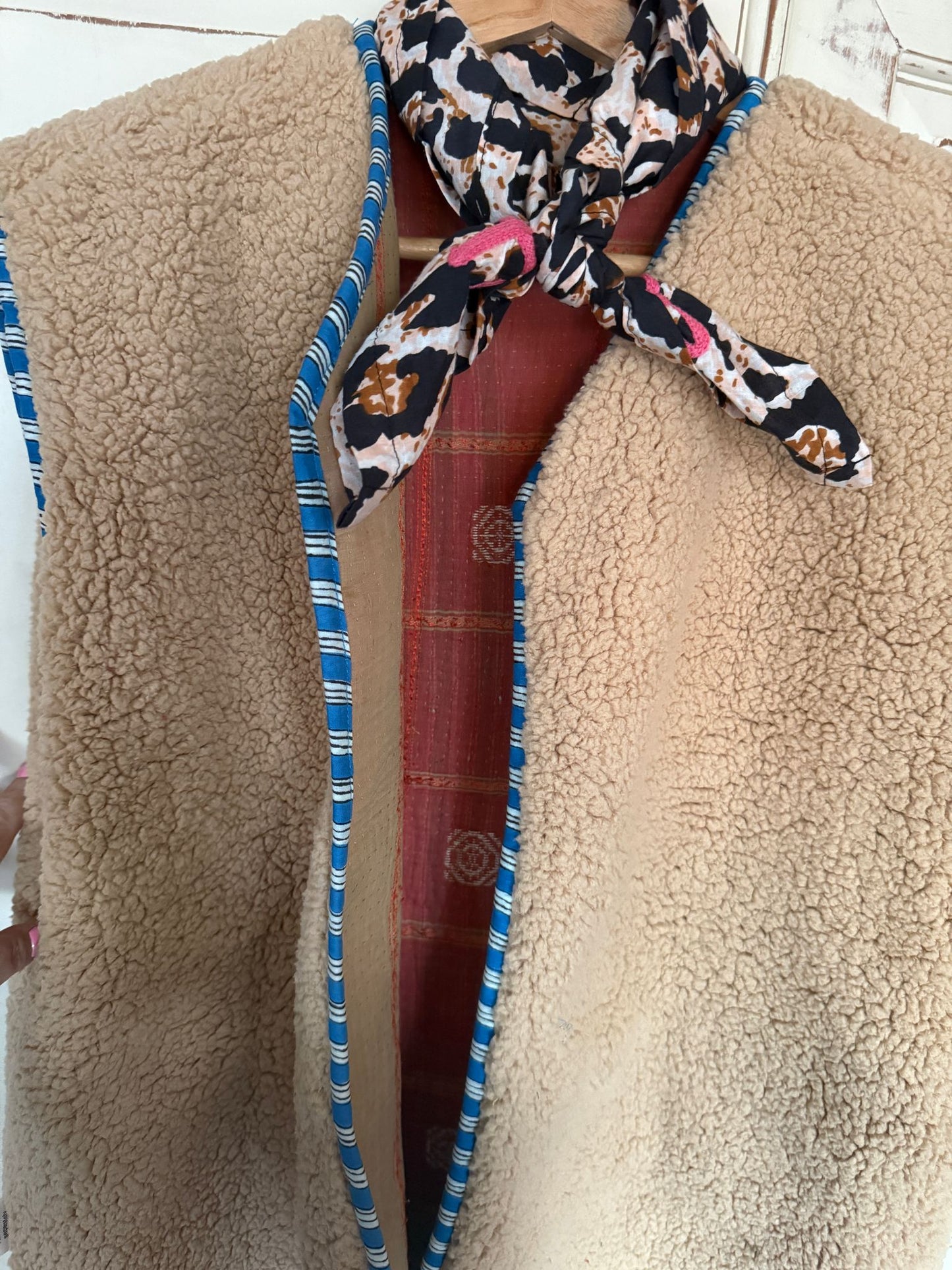 Used Kantha Vintage reversable waistcoat