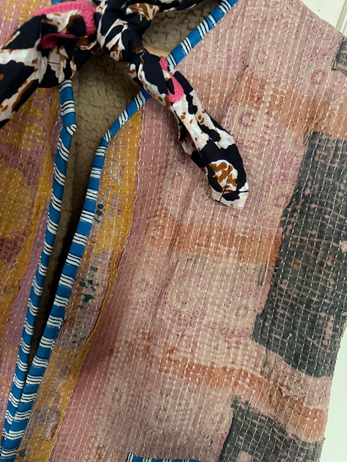 Used Kantha Vintage reversable waistcoat