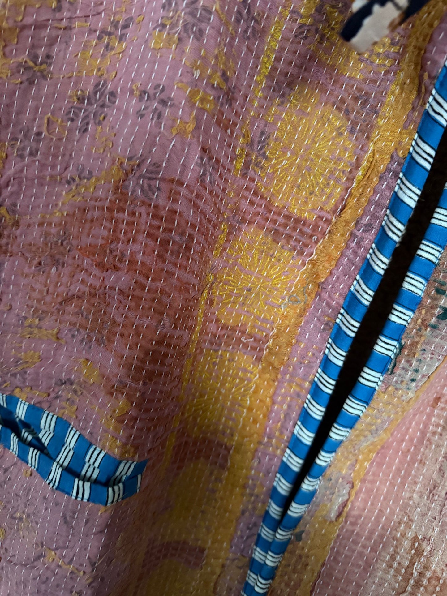 Used Kantha Vintage reversable waistcoat