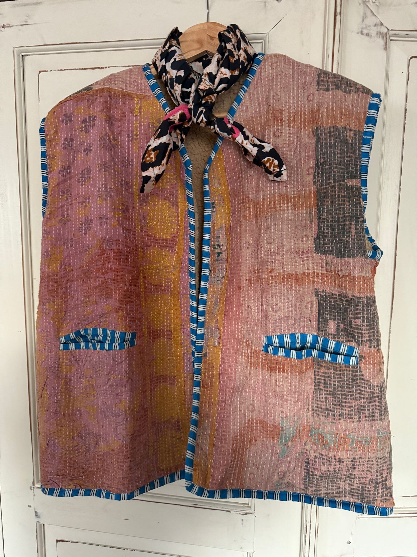 Used Kantha Vintage reversable waistcoat