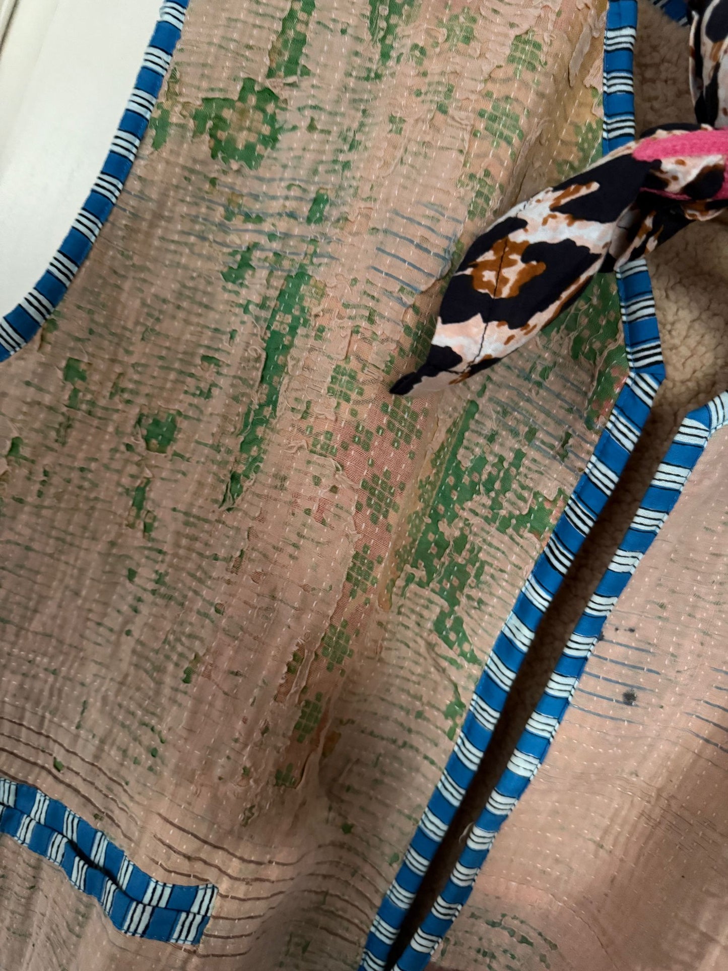 Used Kantha Vintage reversable waistcoat