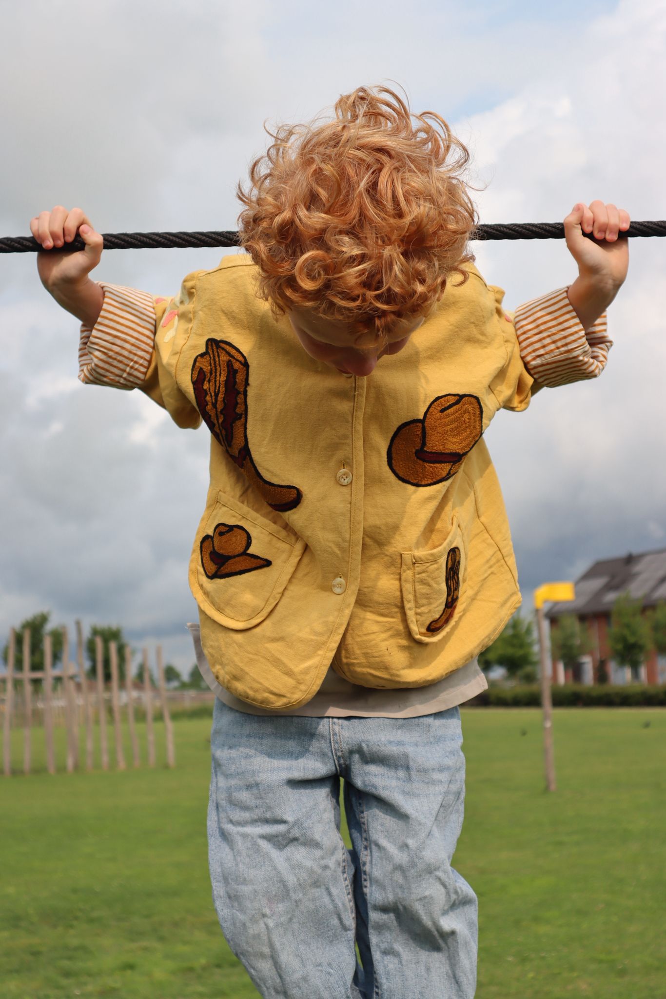 Cotton embroidery jacket cowboy KIDS