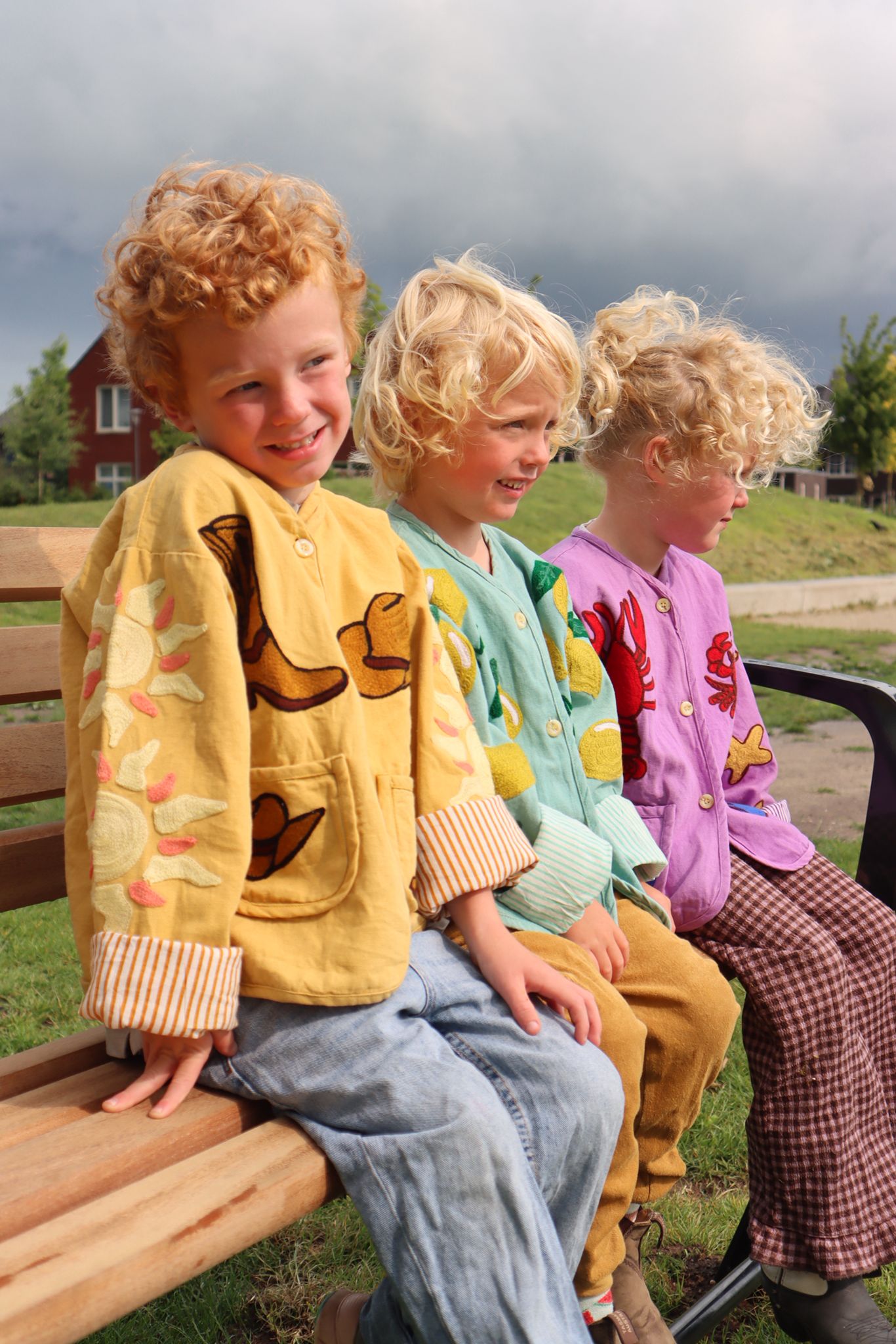 Cotton embroidery jacket cowboy KIDS