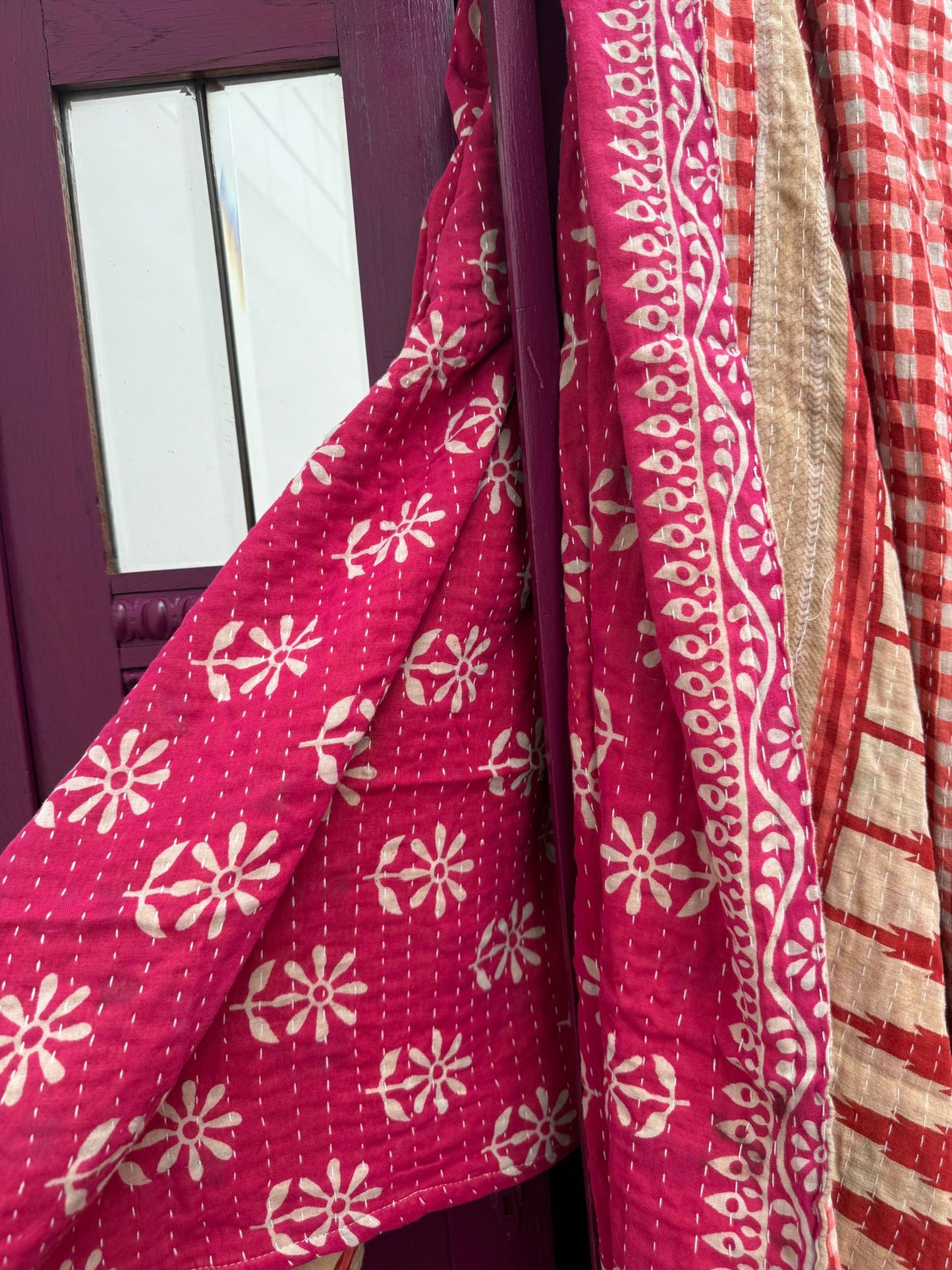 Vintage kantha Plaid