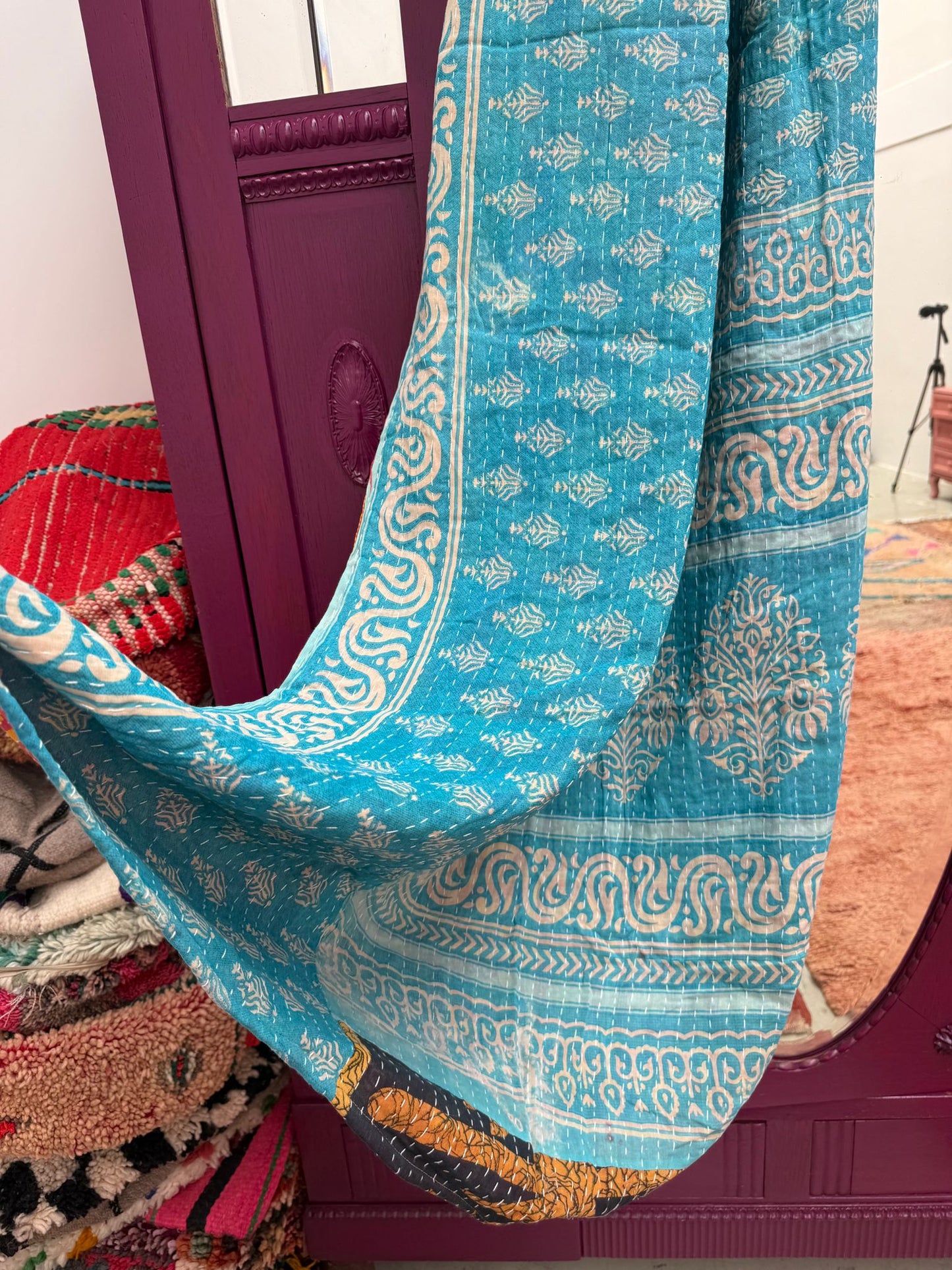 Vintage kantha Plaid