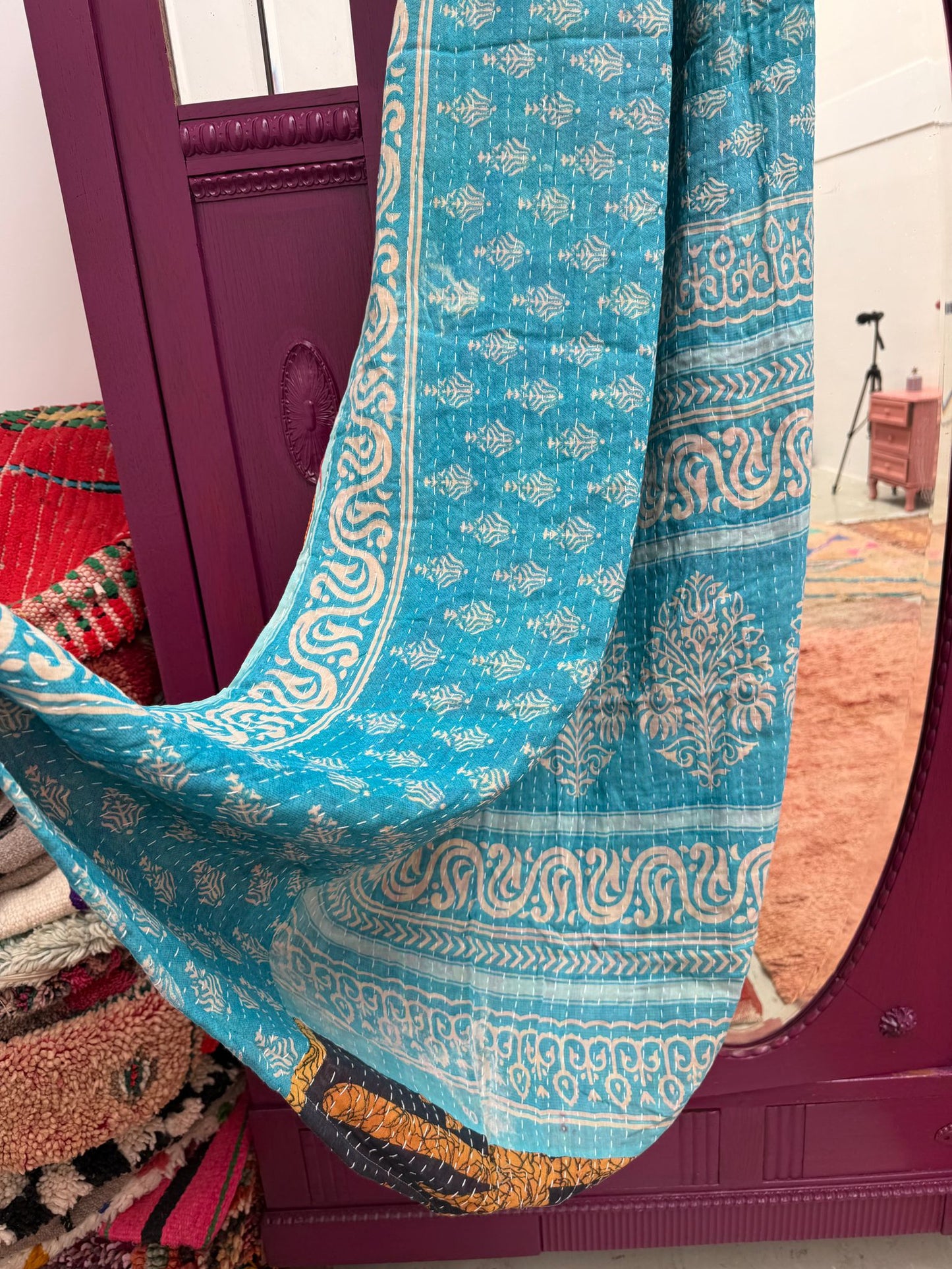 Vintage kantha Plaid