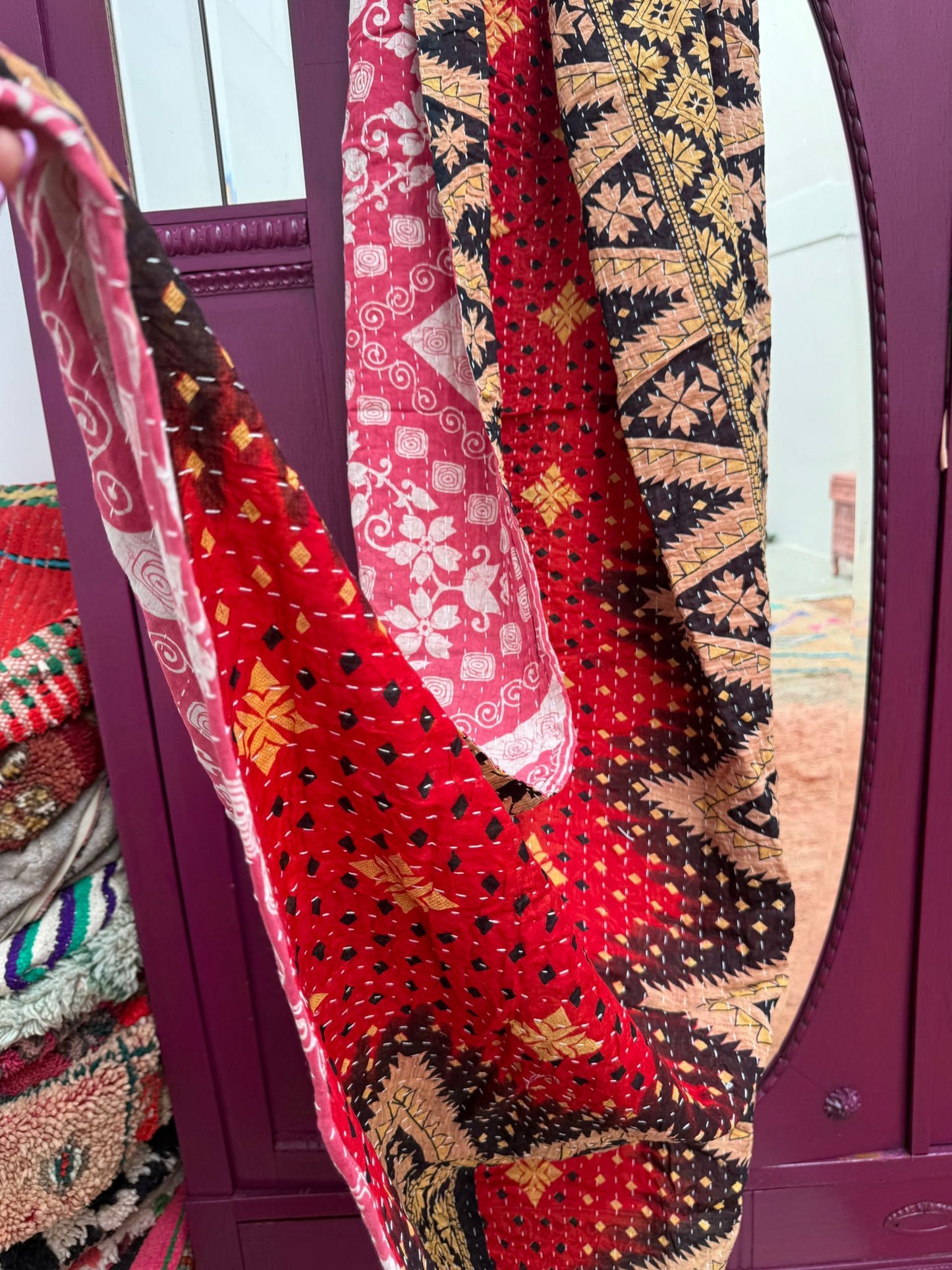 Vintage kantha Plaid