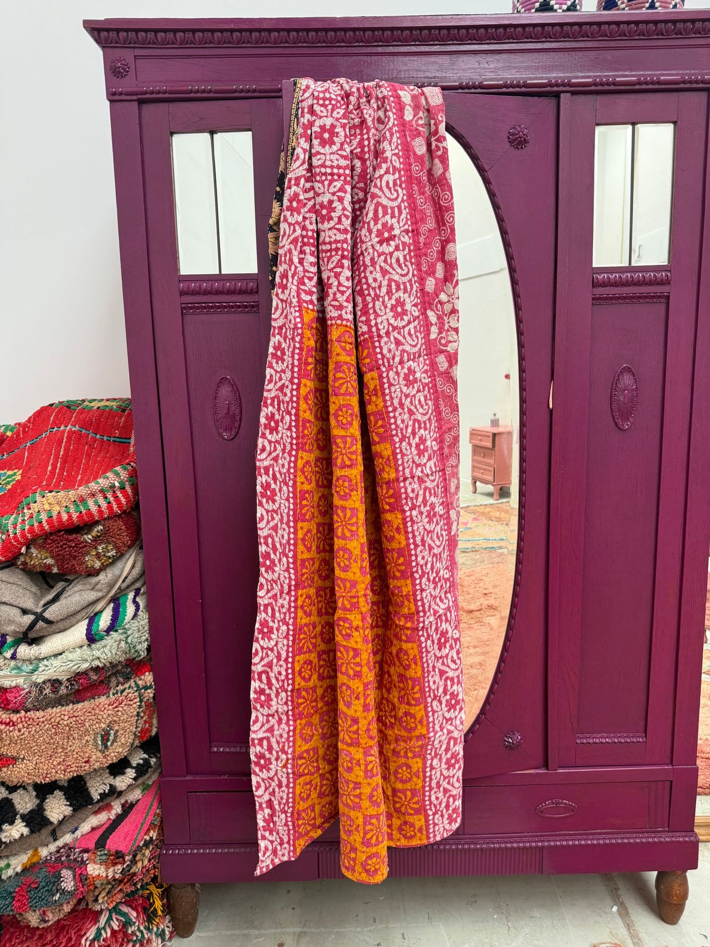 Vintage kantha Plaid
