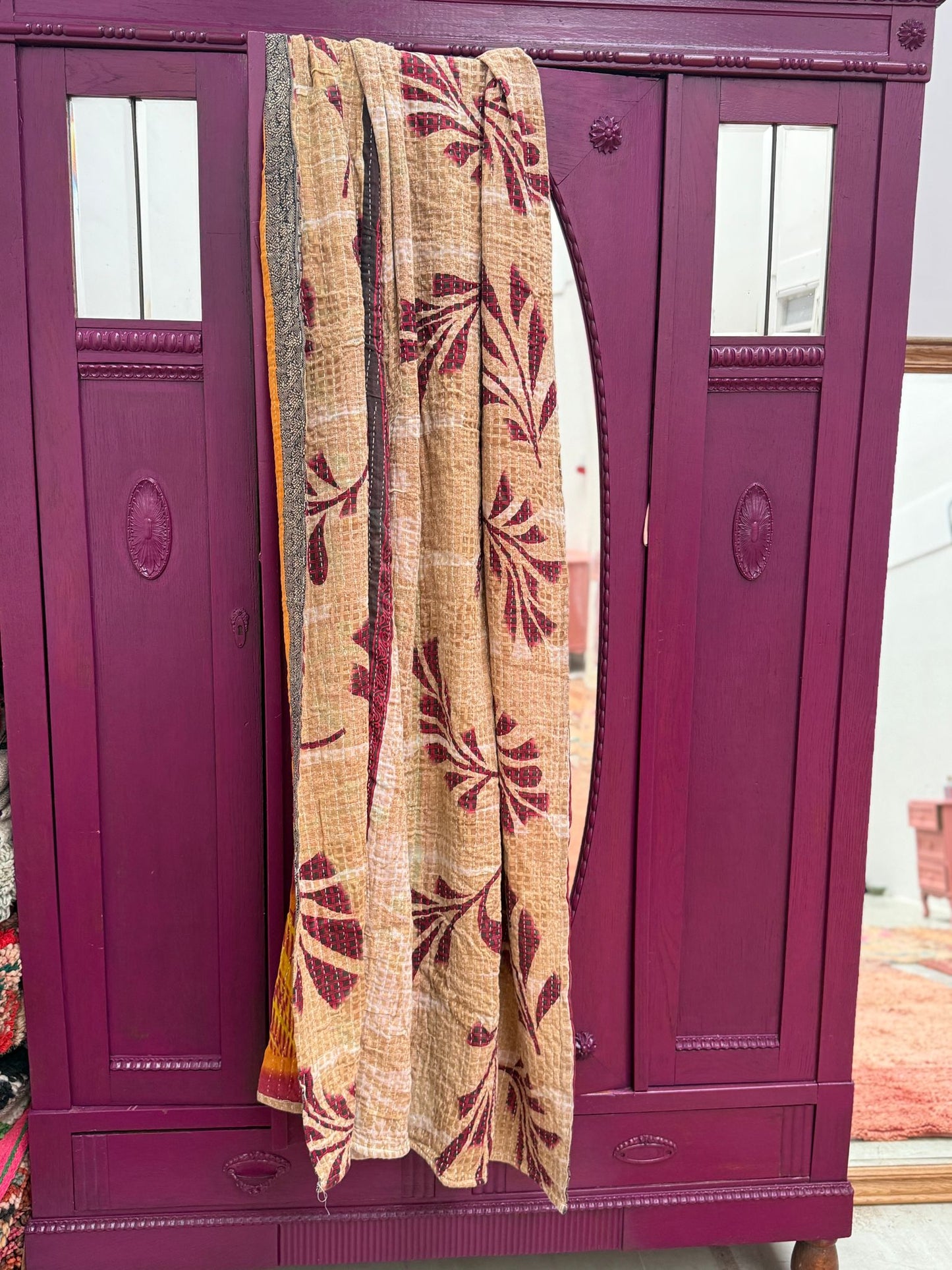 Vintage kantha Plaid