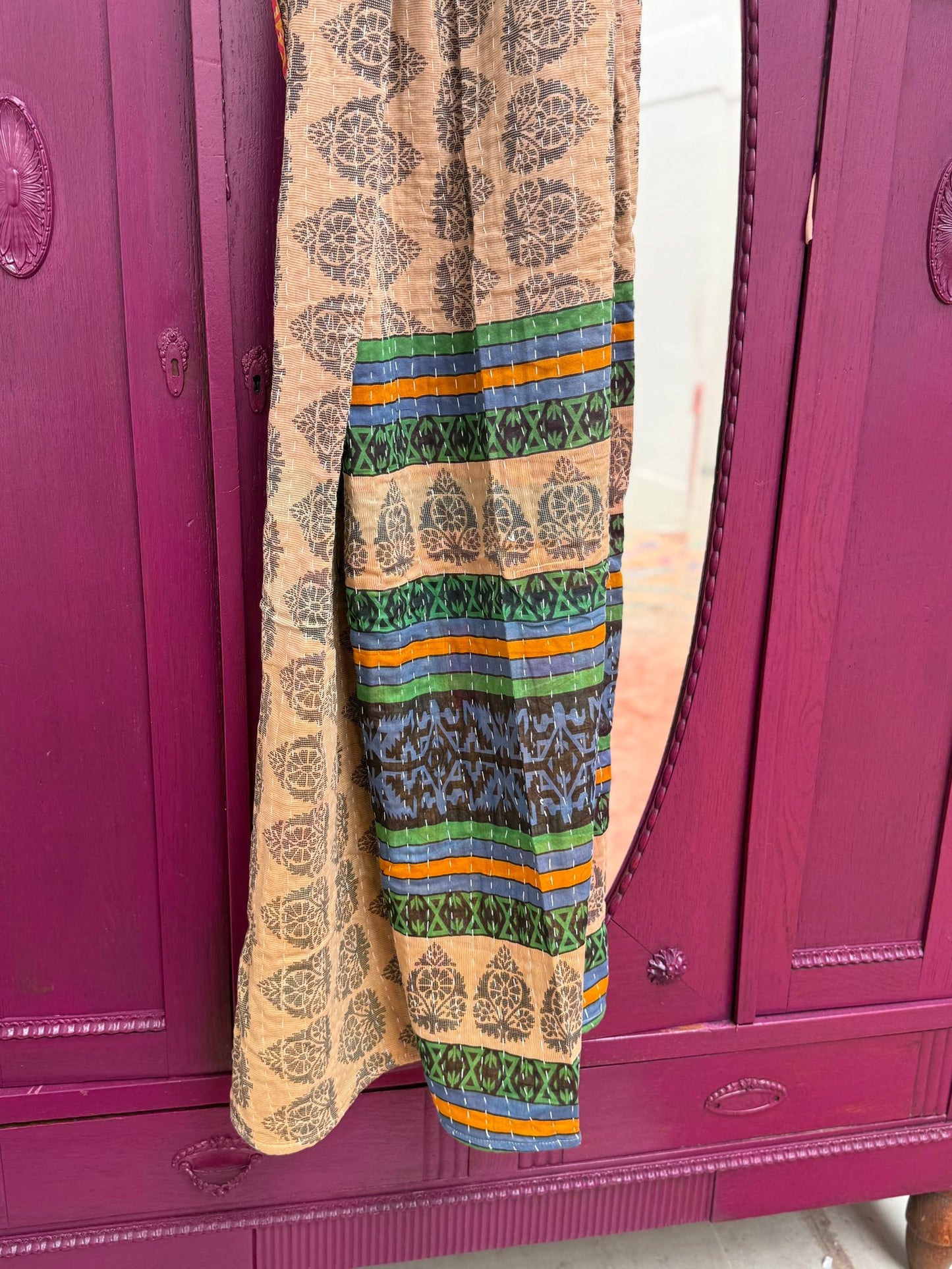 Vintage kantha Plaid