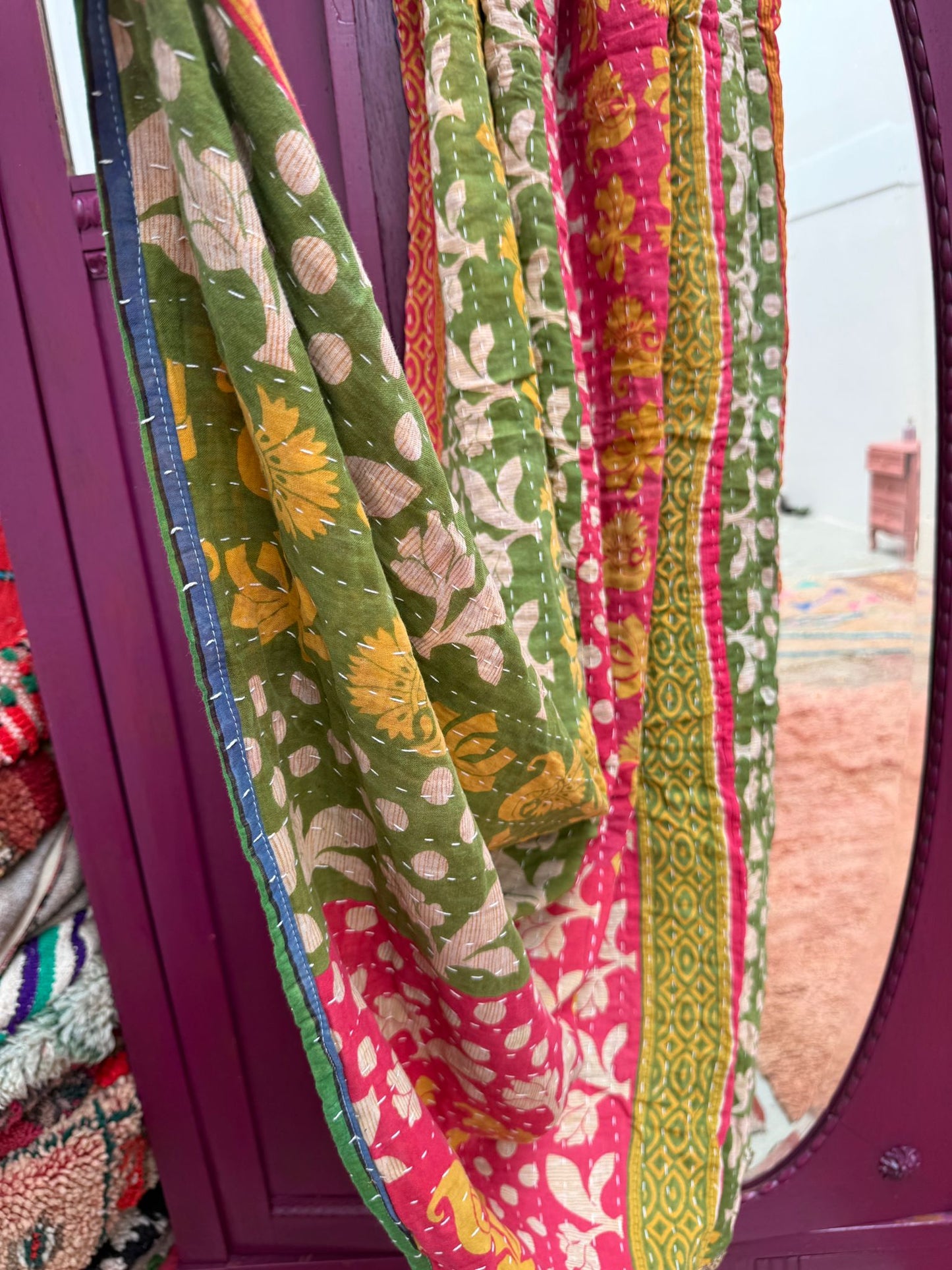 Vintage kantha Plaid