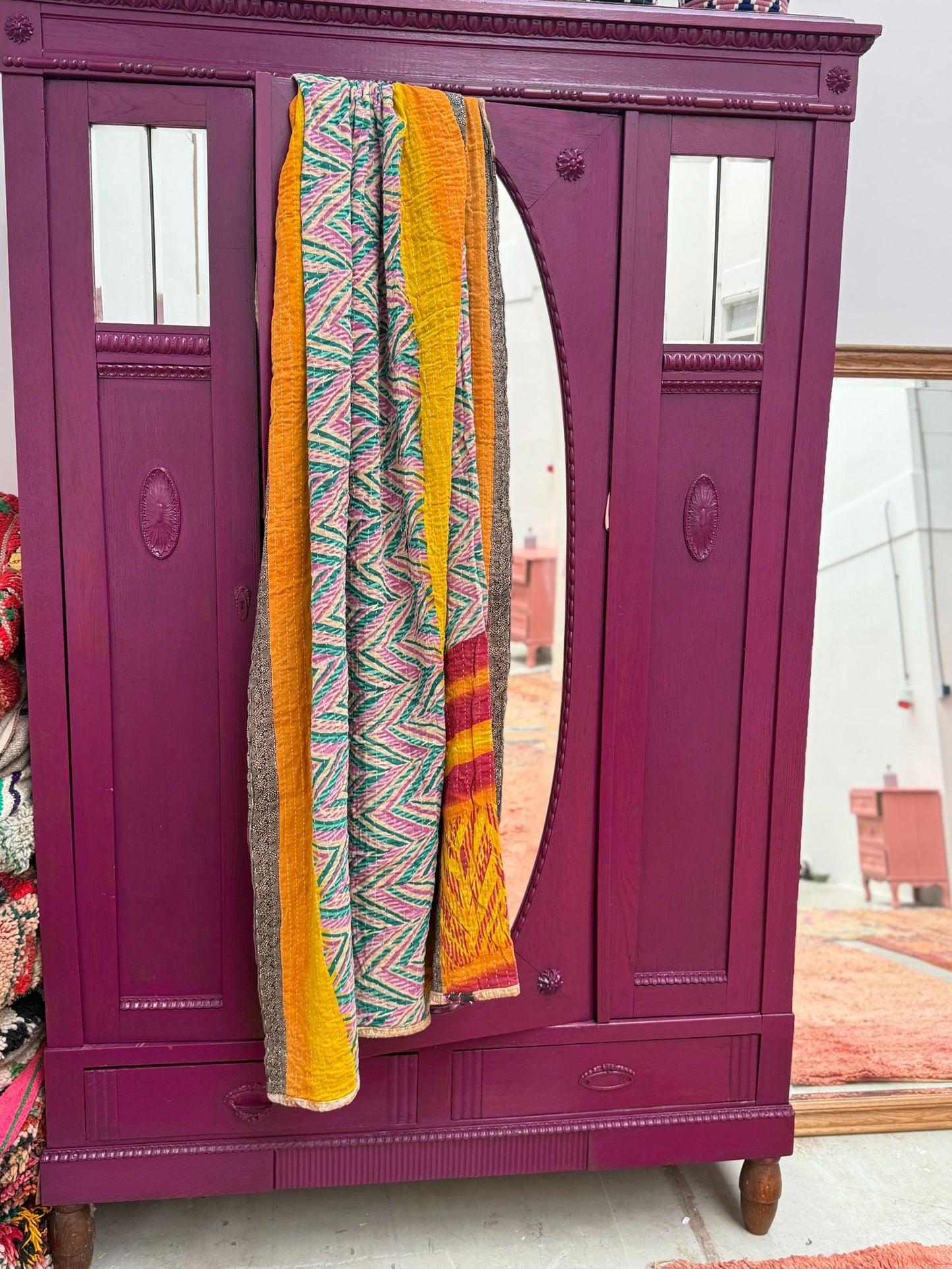 Vintage kantha Plaid
