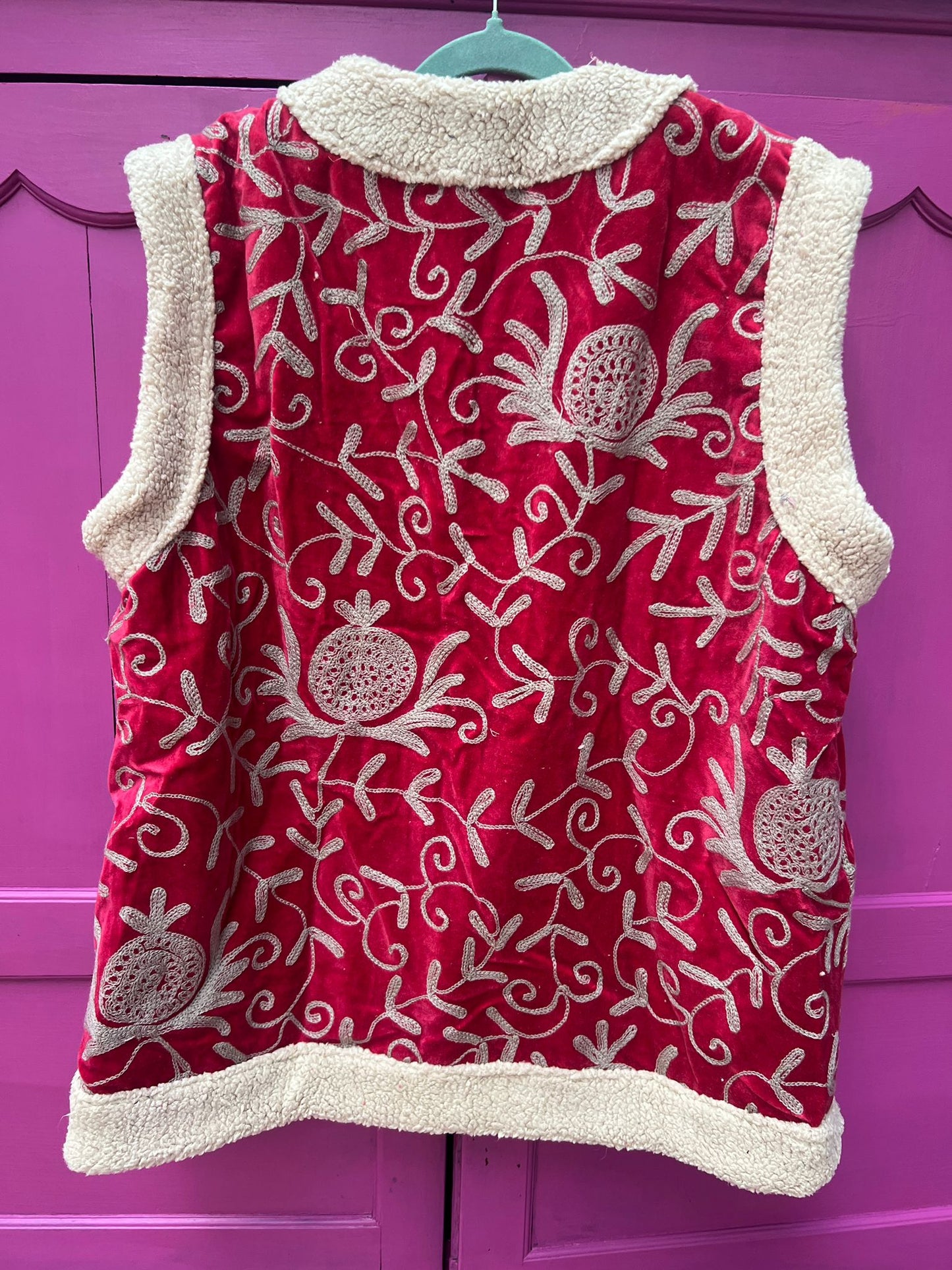 Velvet gilet teddy Bess