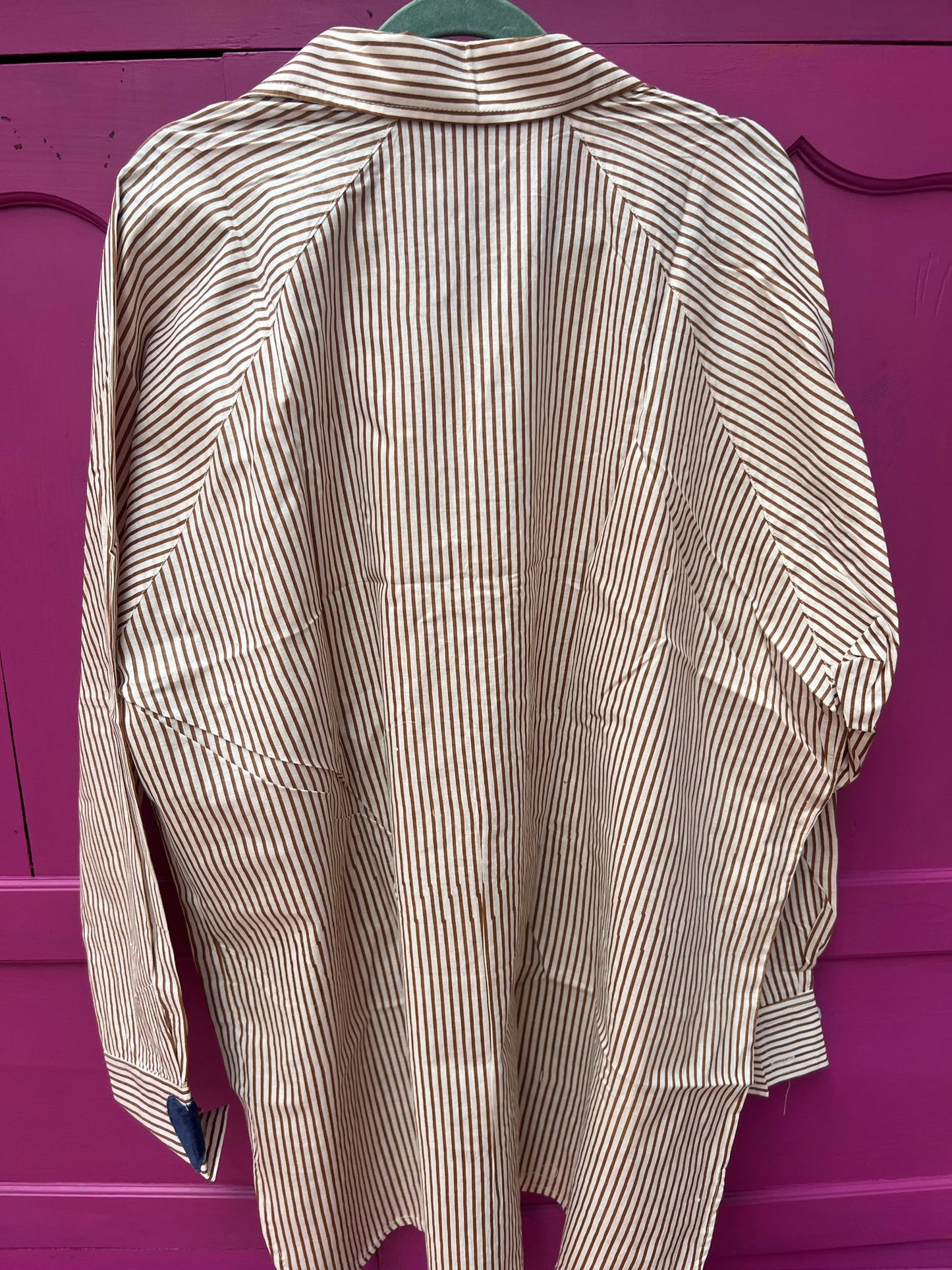 Blouse heart velvet blue