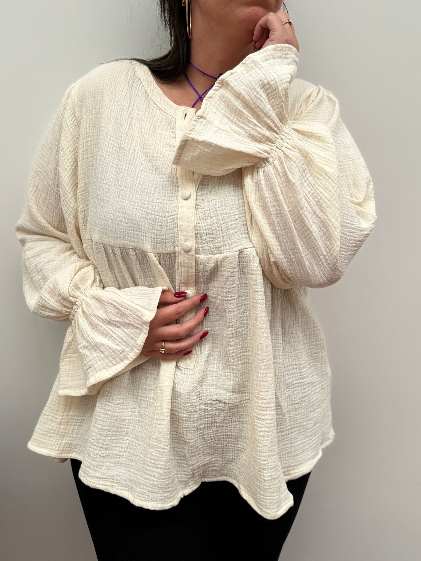 Blouse Mae Creme