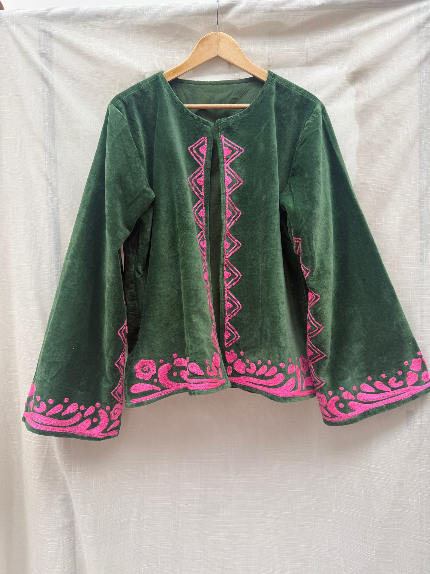 TOUT - Yasmine Jacket Velvet Green