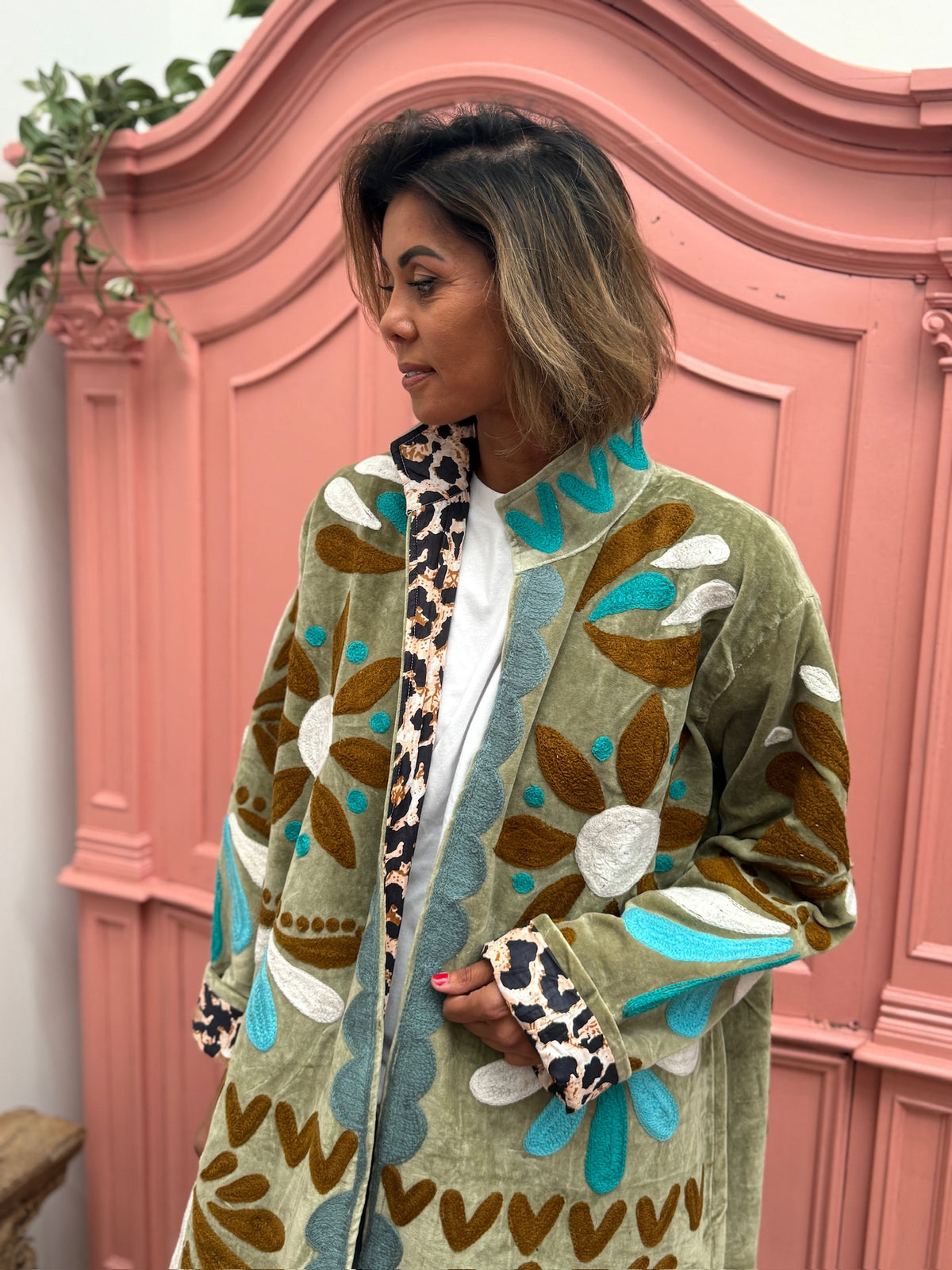 TOUT - Muse coat Green