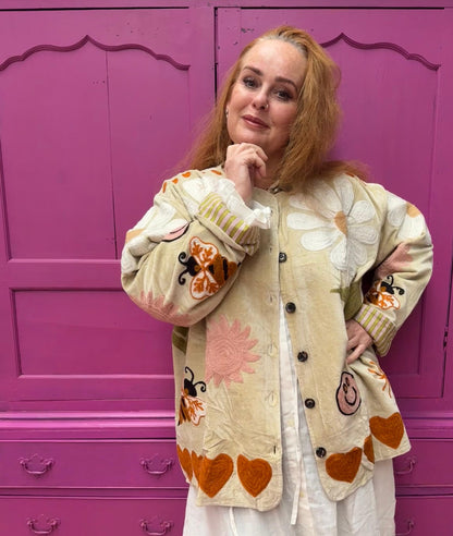 TOUT - Daisy Jacket Velvet Butter Yellow
