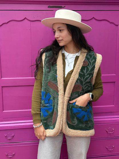 TOUT - Velvet gilet Teddy