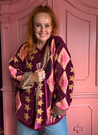 TOUT - Stars Jacket Plum