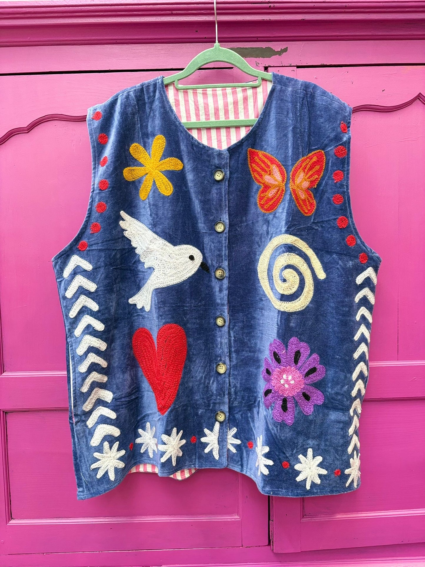 TOUT - Tamar Vest Velvet Blue